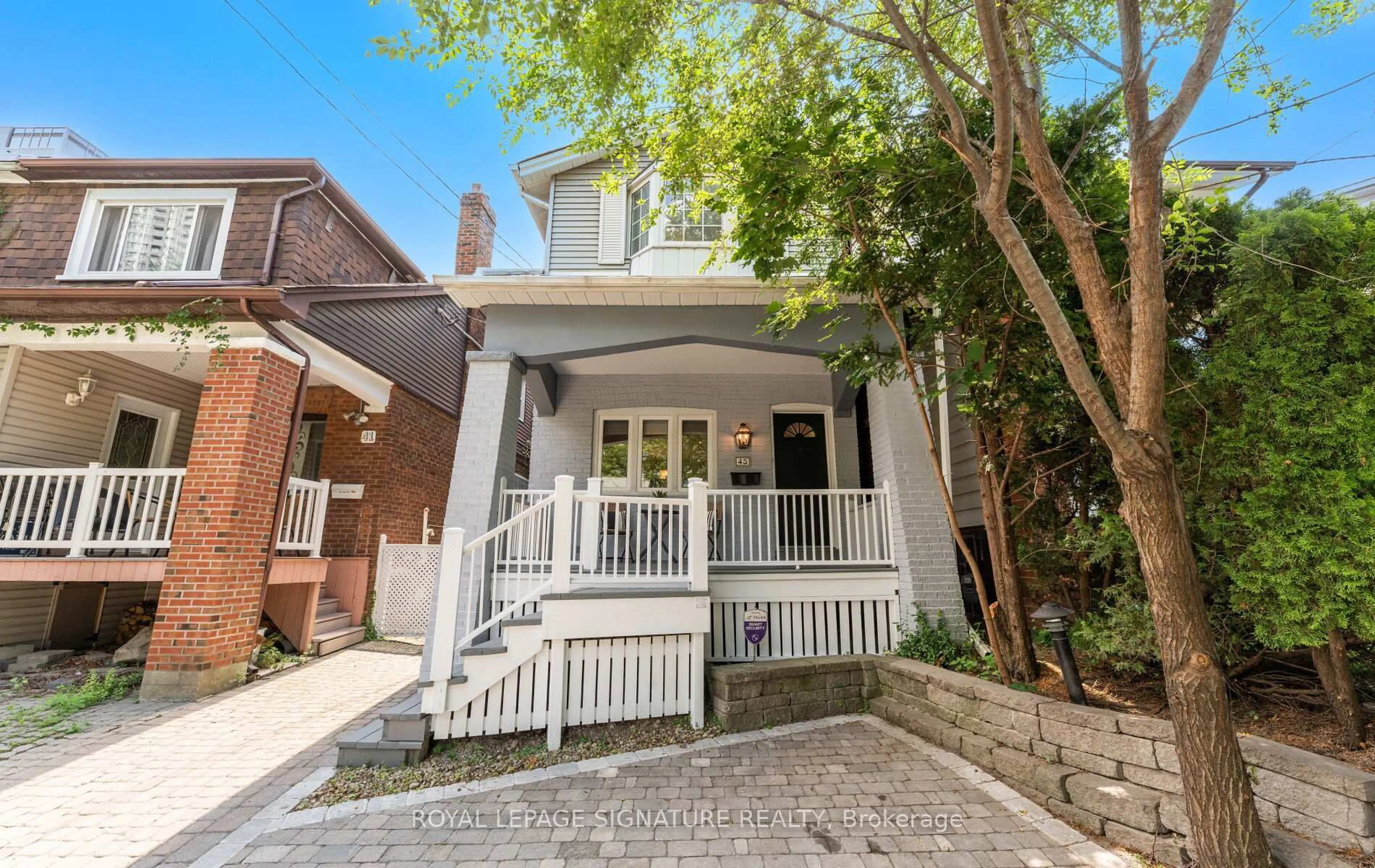 Home with brick exterior material, street for 45 Hillsdale Ave, Toronto Ontario M5P 1E9