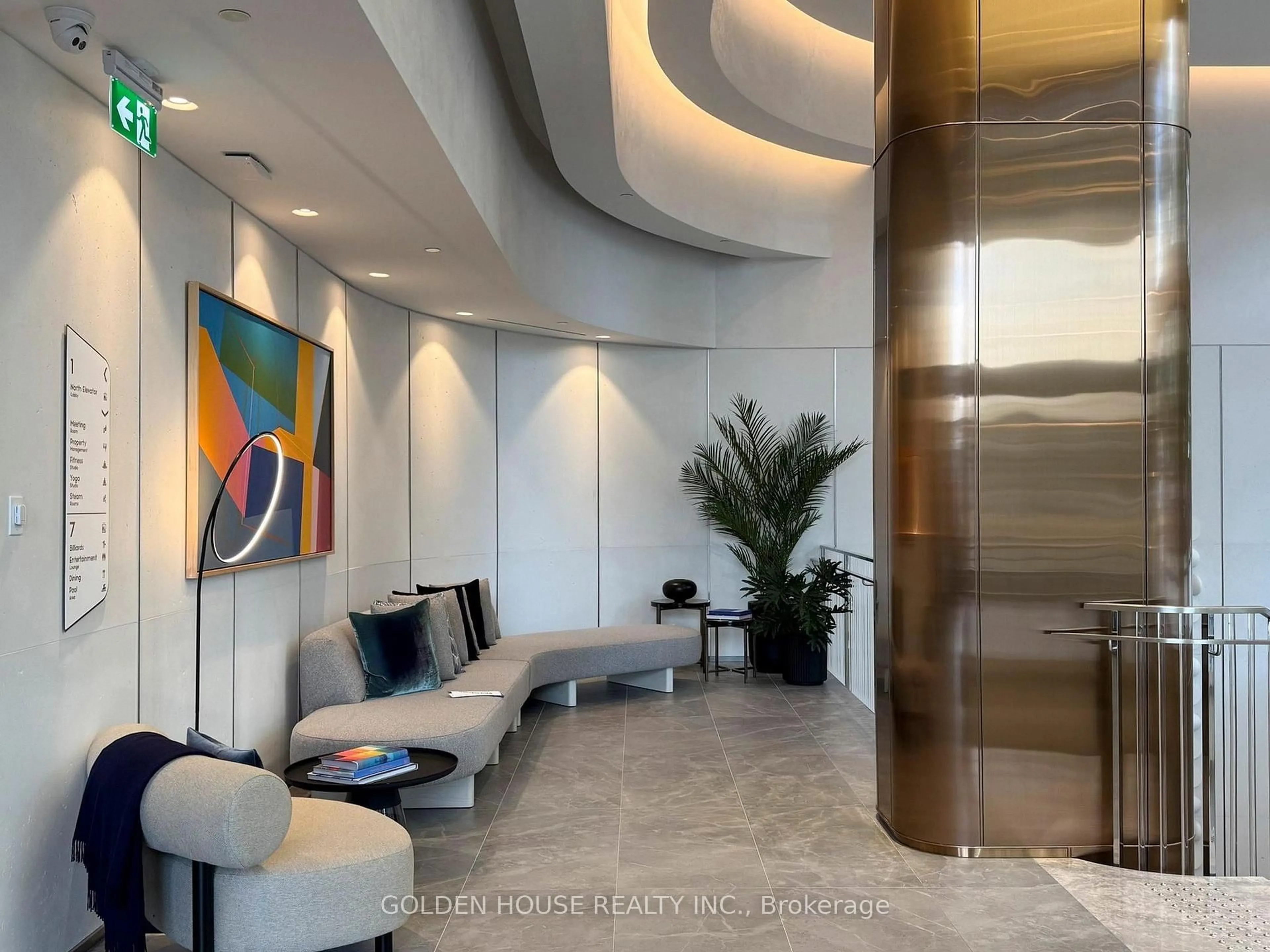 Indoor foyer for 155 Merchants' Wharf #1112, Toronto Ontario M5A 0Y4