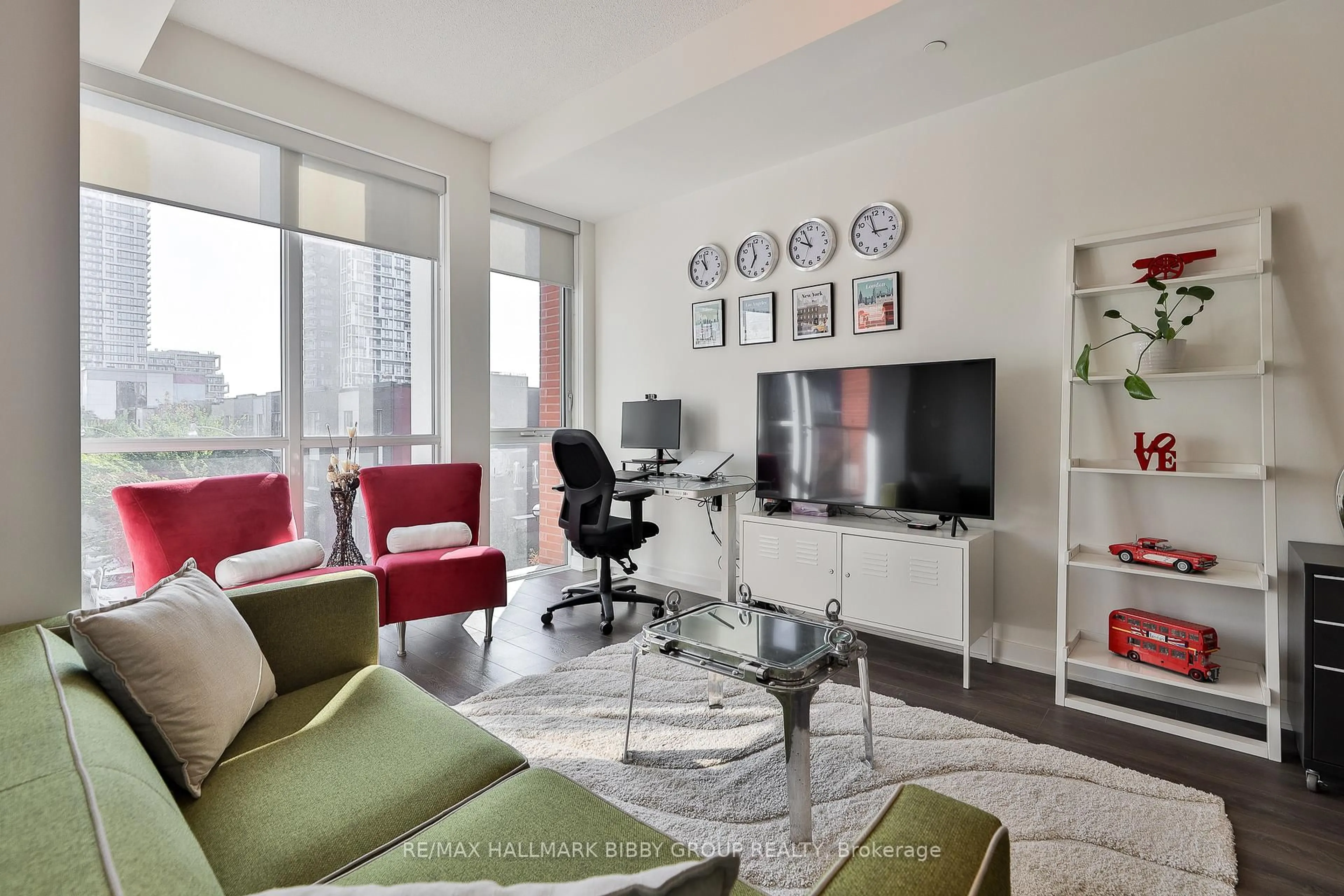 Living room with furniture, unknown for 170 Sumach St #307, Toronto Ontario M5A 0C3
