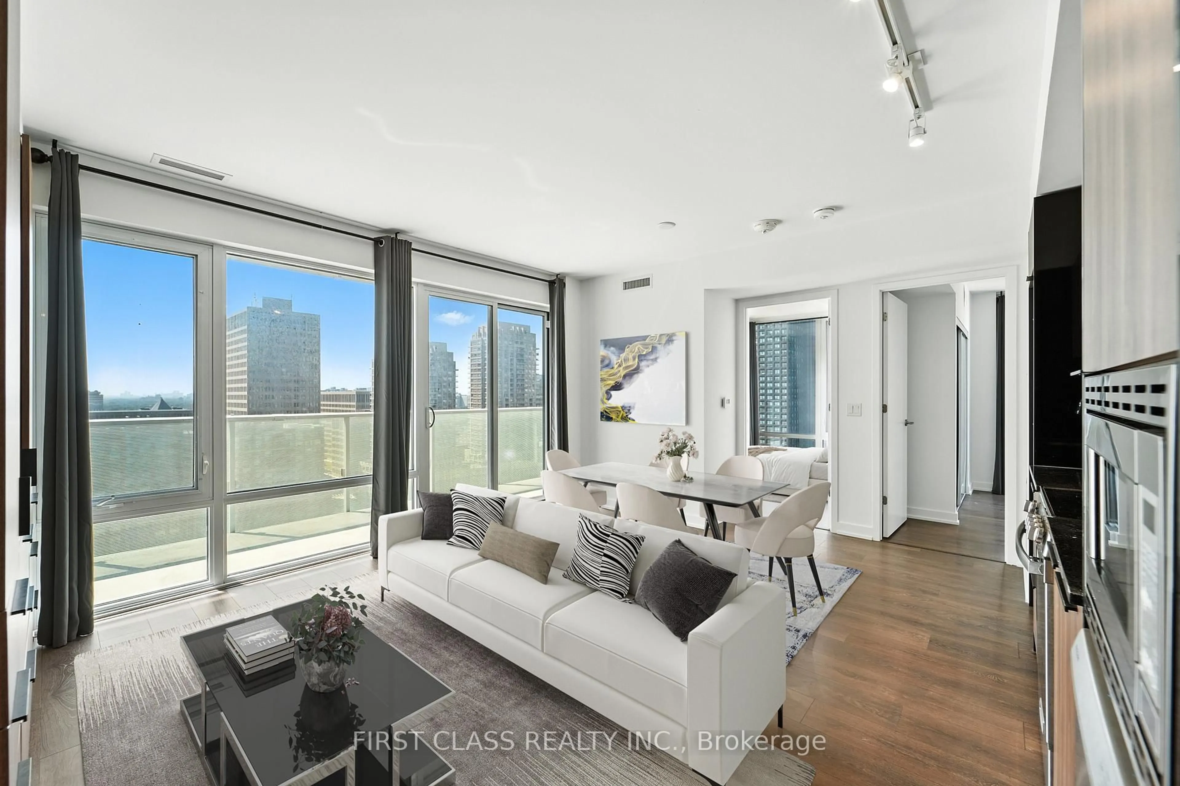Living room with furniture, unknown for 501 Yonge St #1802, Toronto Ontario M4Y 0G8