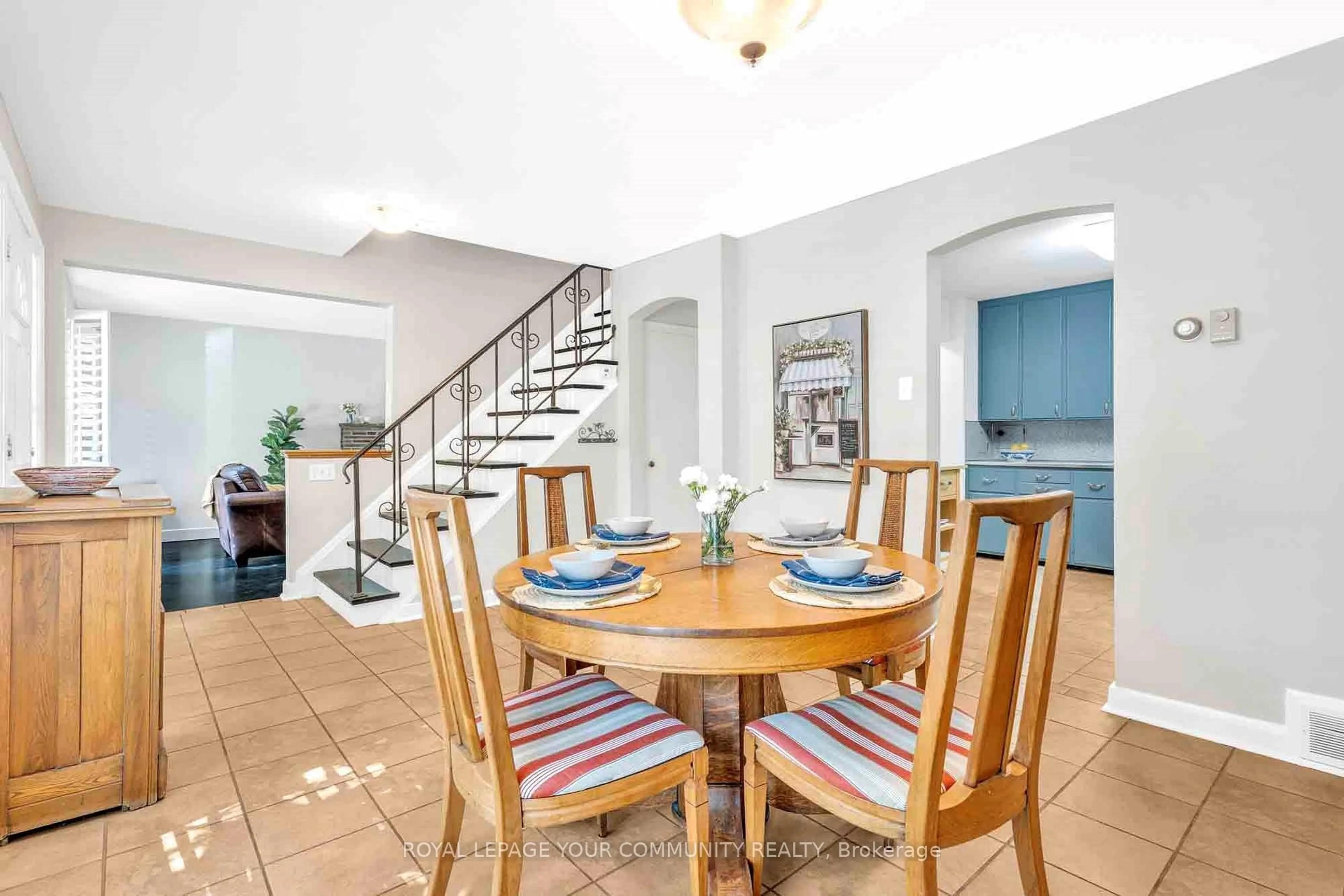 Dining room, ceramic/tile floor for 14 Luverne Ave, Toronto Ontario M3H 1R4