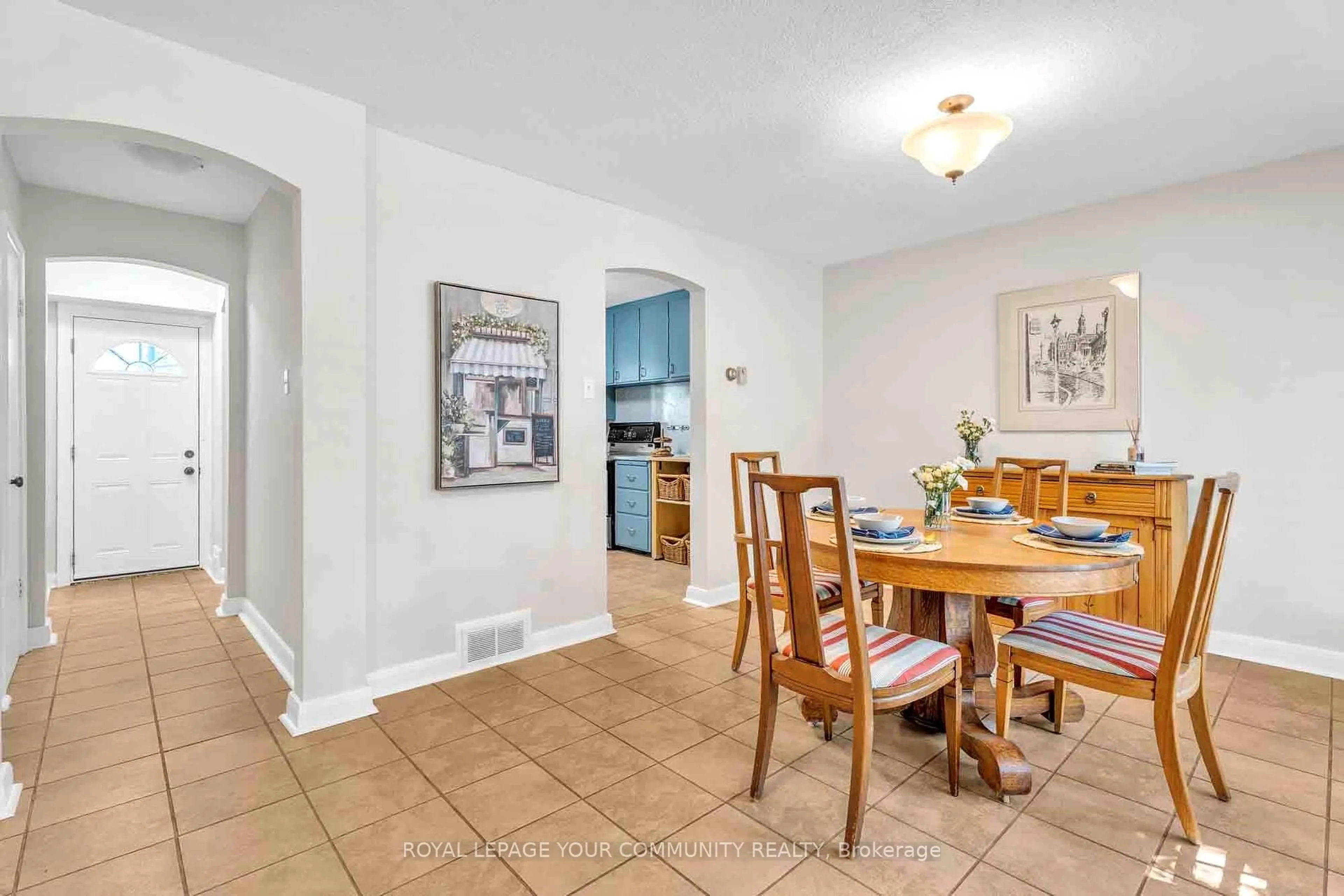 Dining room, ceramic/tile floor for 14 Luverne Ave, Toronto Ontario M3H 1R4