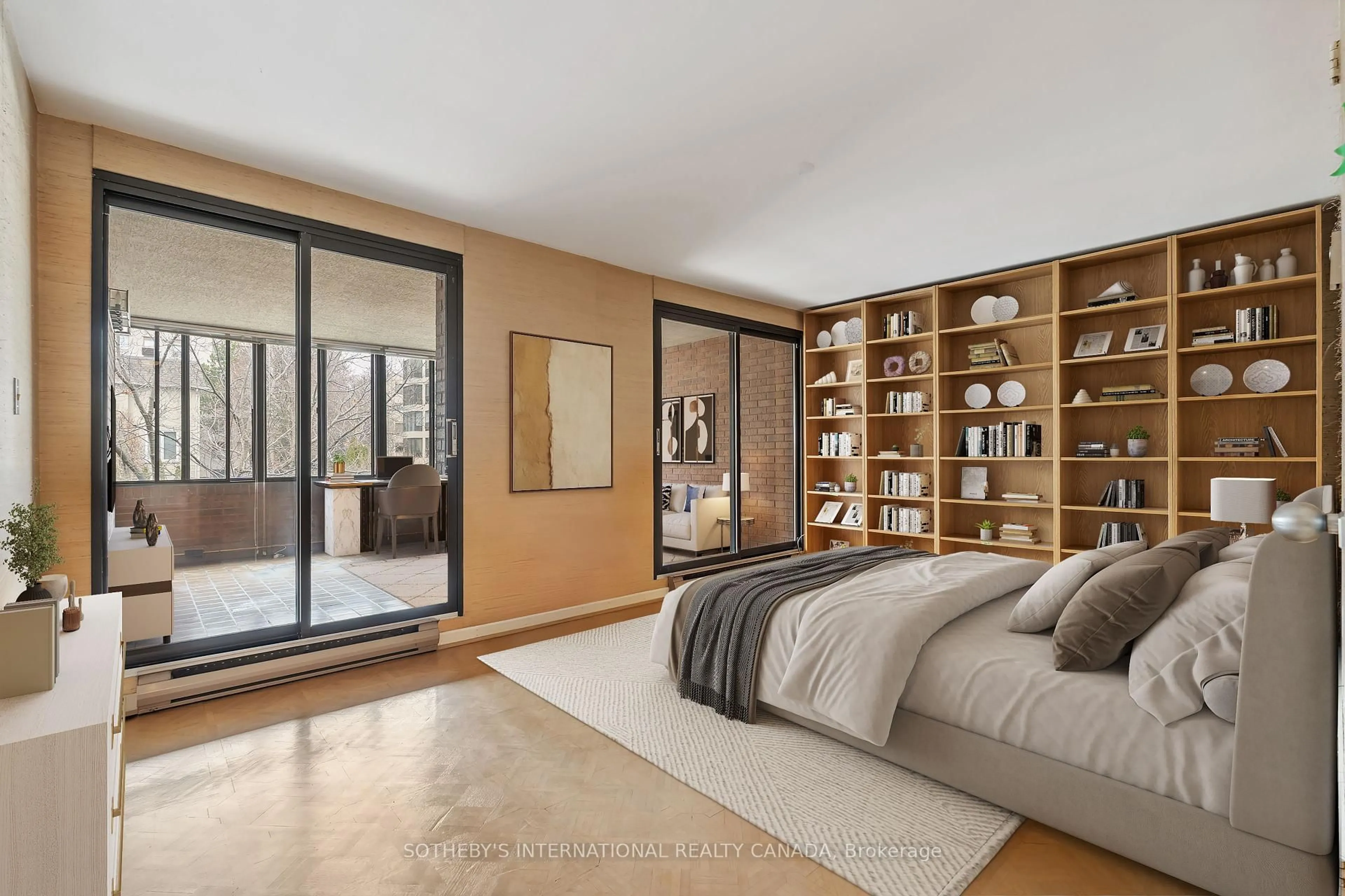 Bedroom with bed, unknown for 349 St Clair Ave #301, Toronto Ontario M5P 1N3