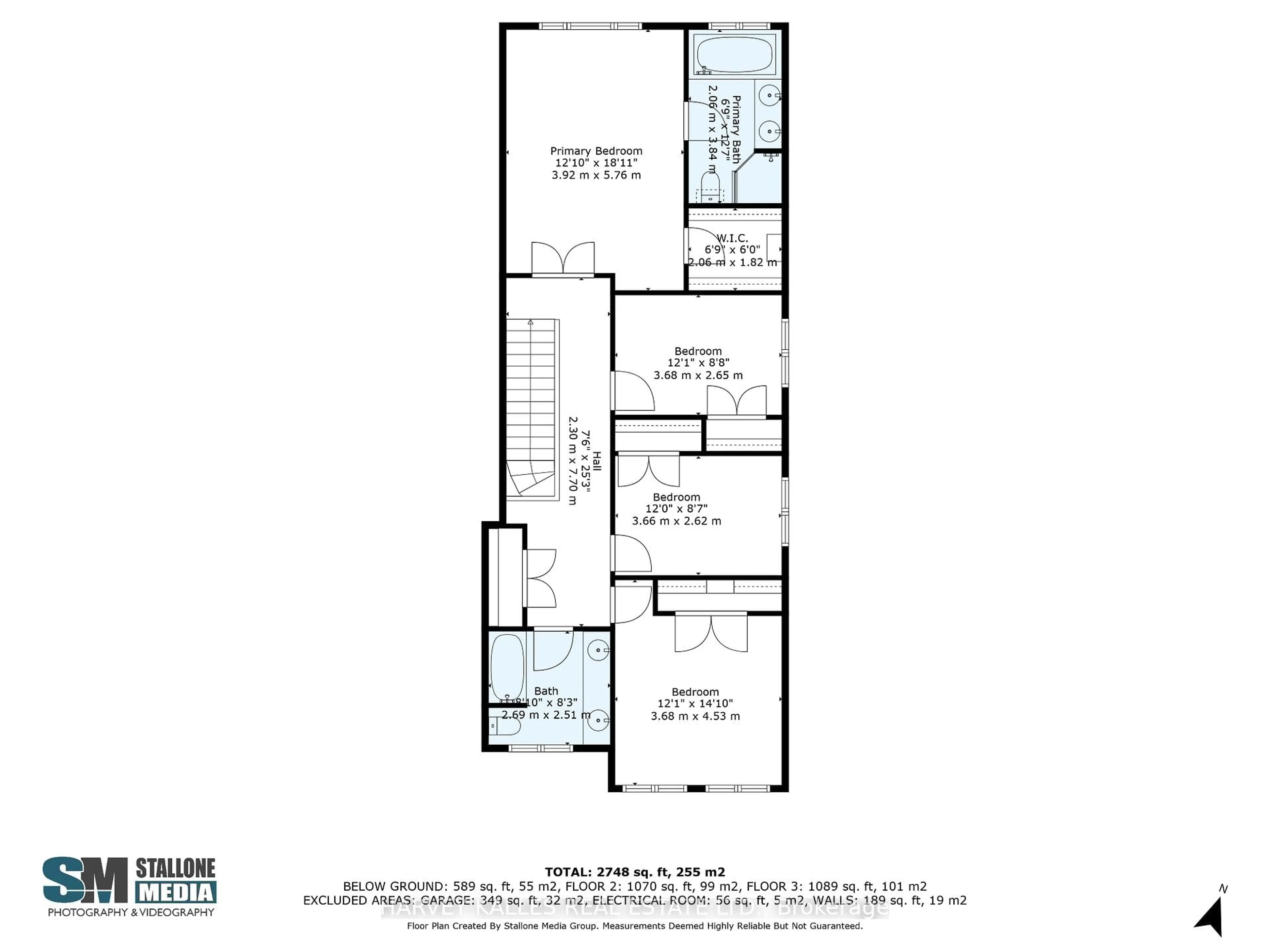Floor plan for 398 Bedford Park, Toronto Ontario M5M 1J8