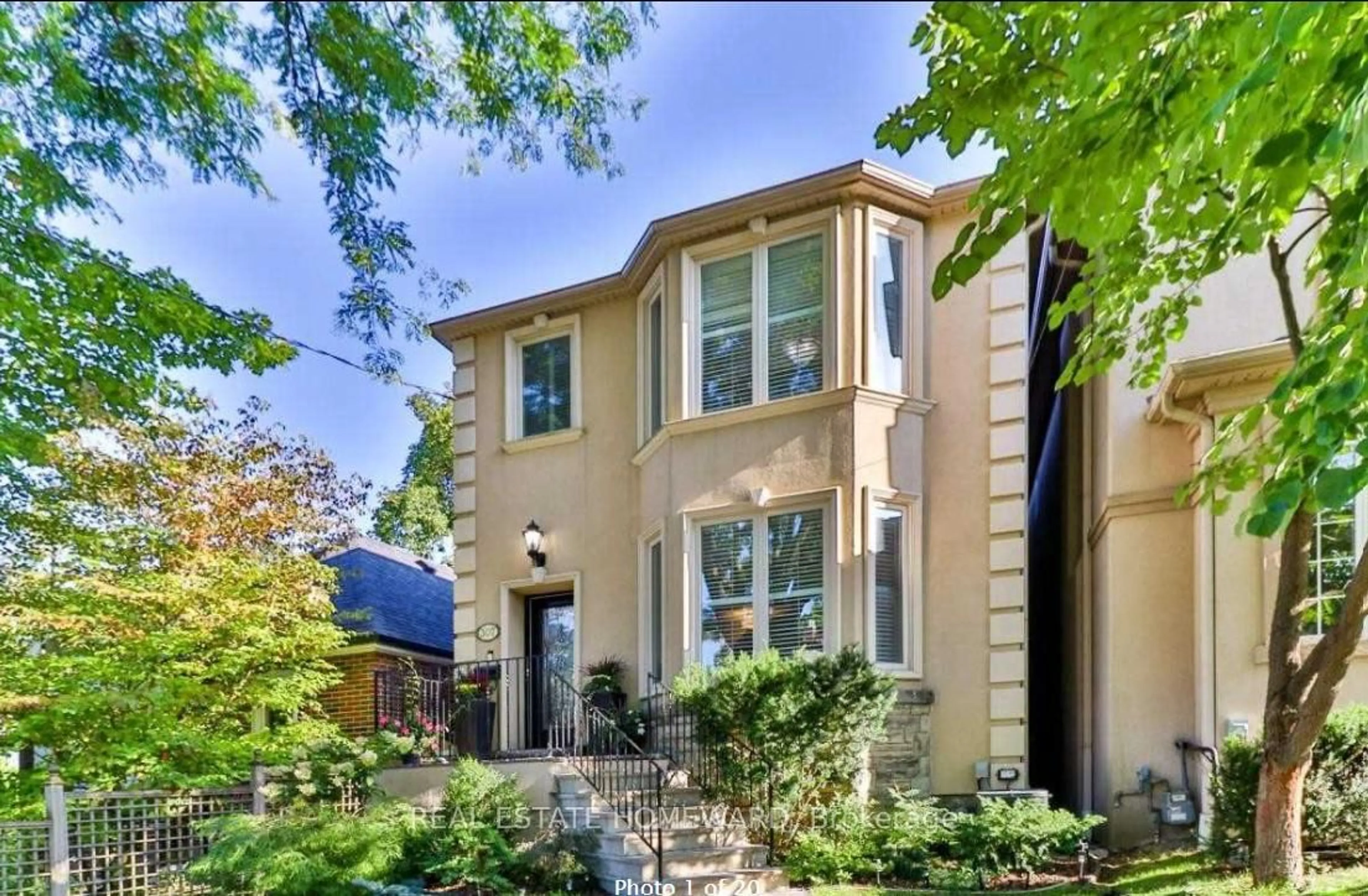 Home with brick exterior material, street for 307 Deloraine Ave, Toronto Ontario M5M 2B4