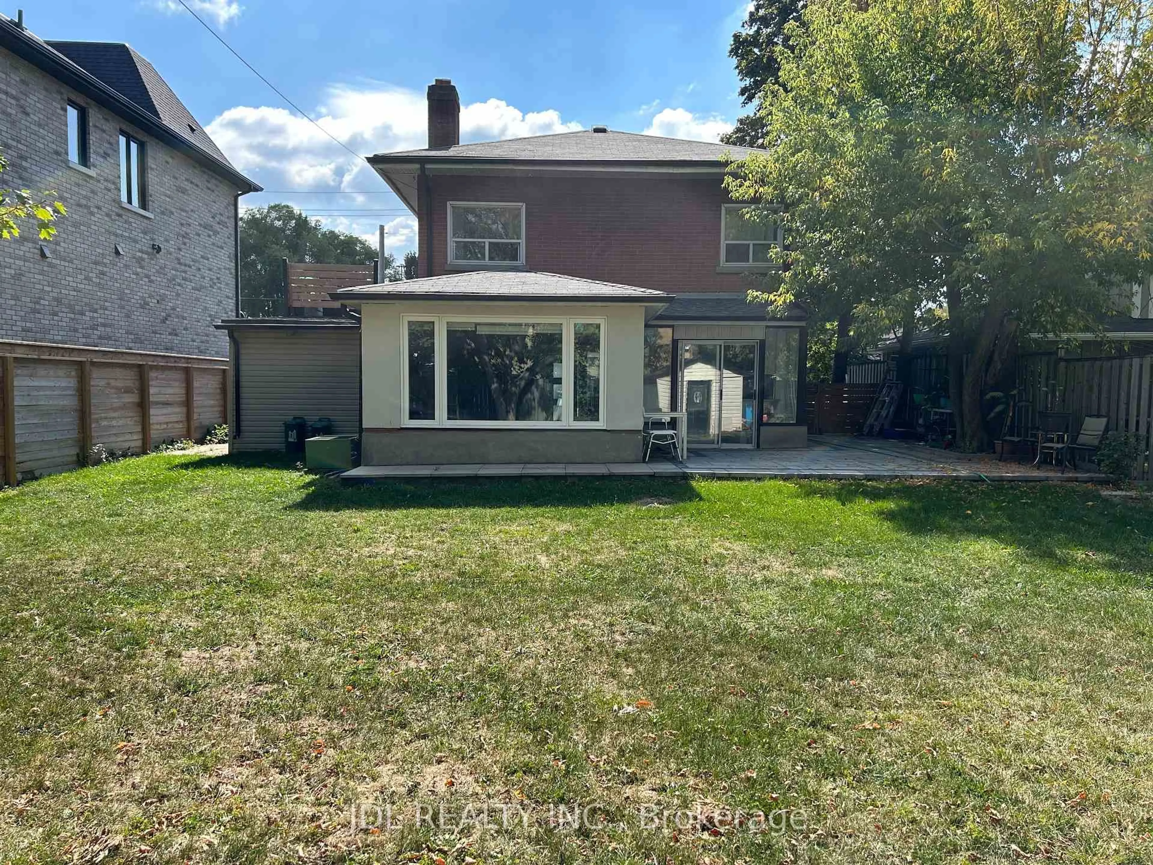 A pic from outside/outdoor area/front of a property/back of a property/a pic from drone, street for 18 Cadillac Ave Ave, Toronto Ontario M3H 1R9
