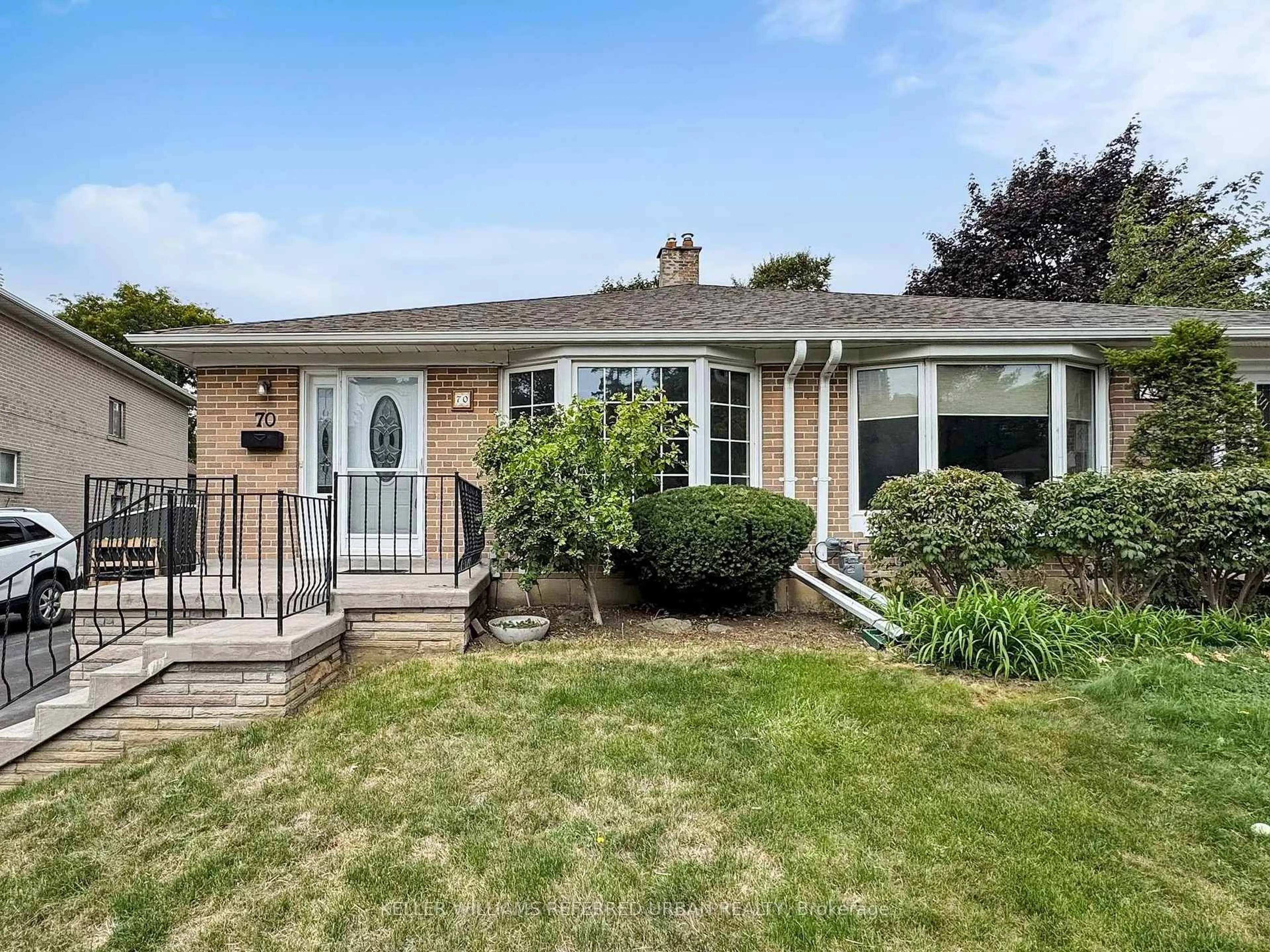 Home with brick exterior material, street for 70 Crossbow Cres, Toronto Ontario M2J 3M4