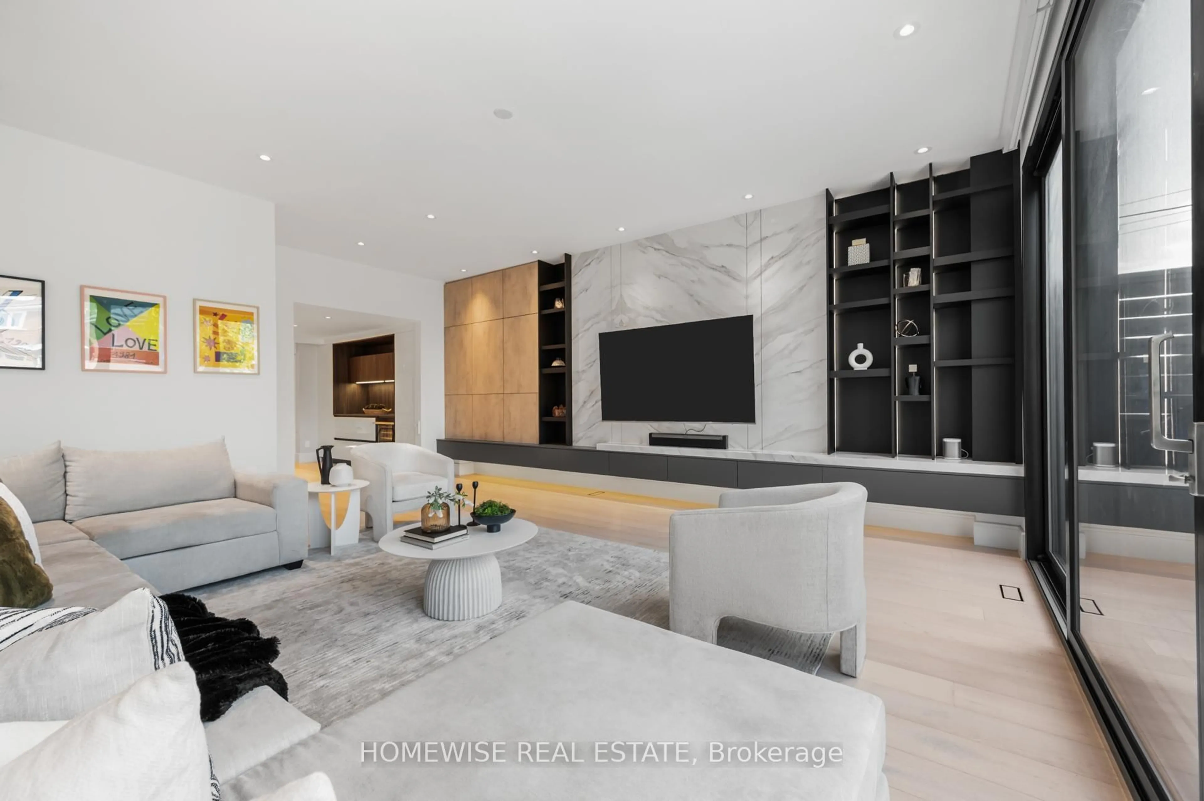 Home theater for 20 Clovelly Ave, Toronto Ontario M6C 1Y1