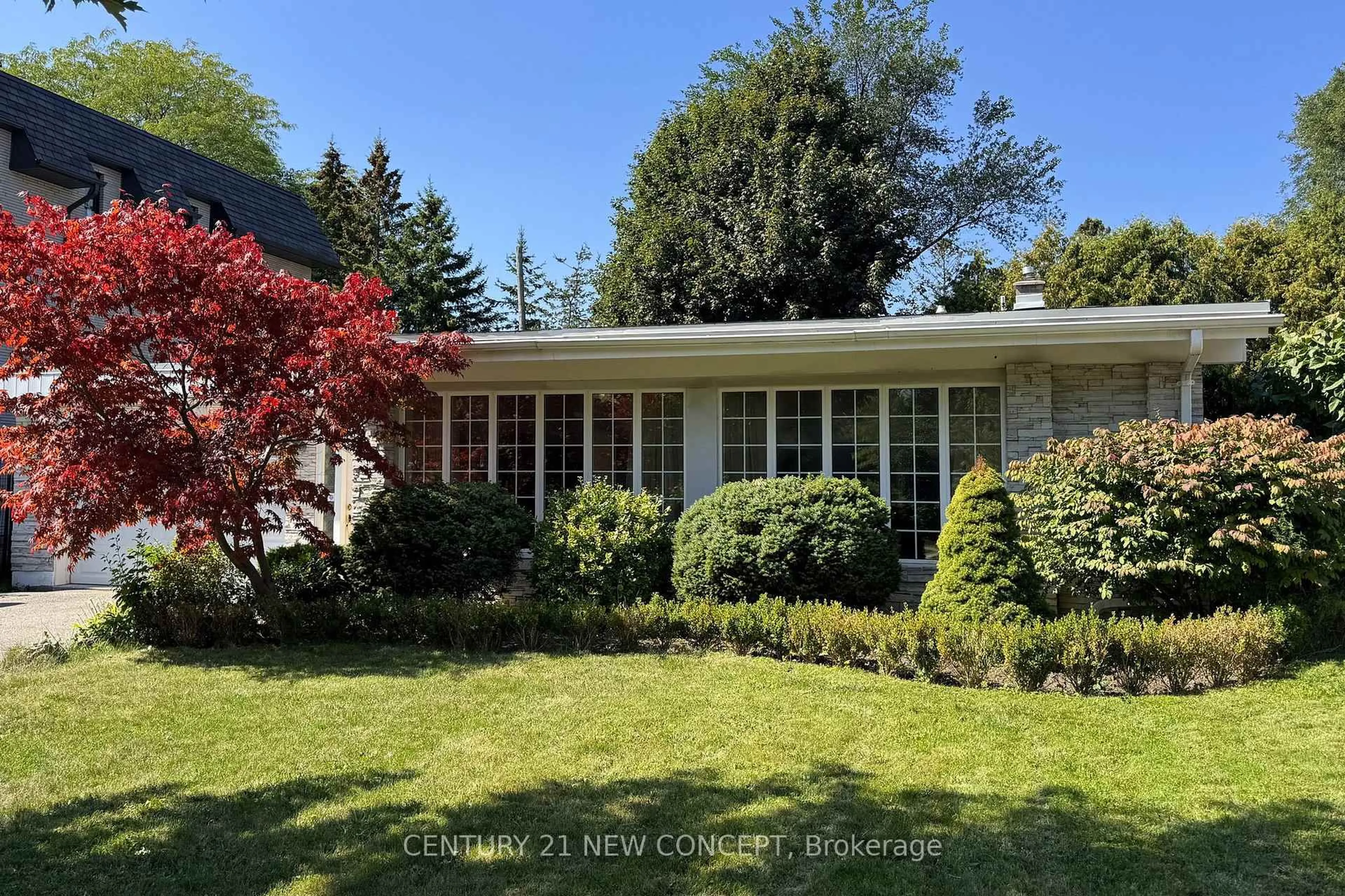 Home with vinyl exterior material, street for 26 Larkfield Dr, Toronto Ontario M3B 2H1