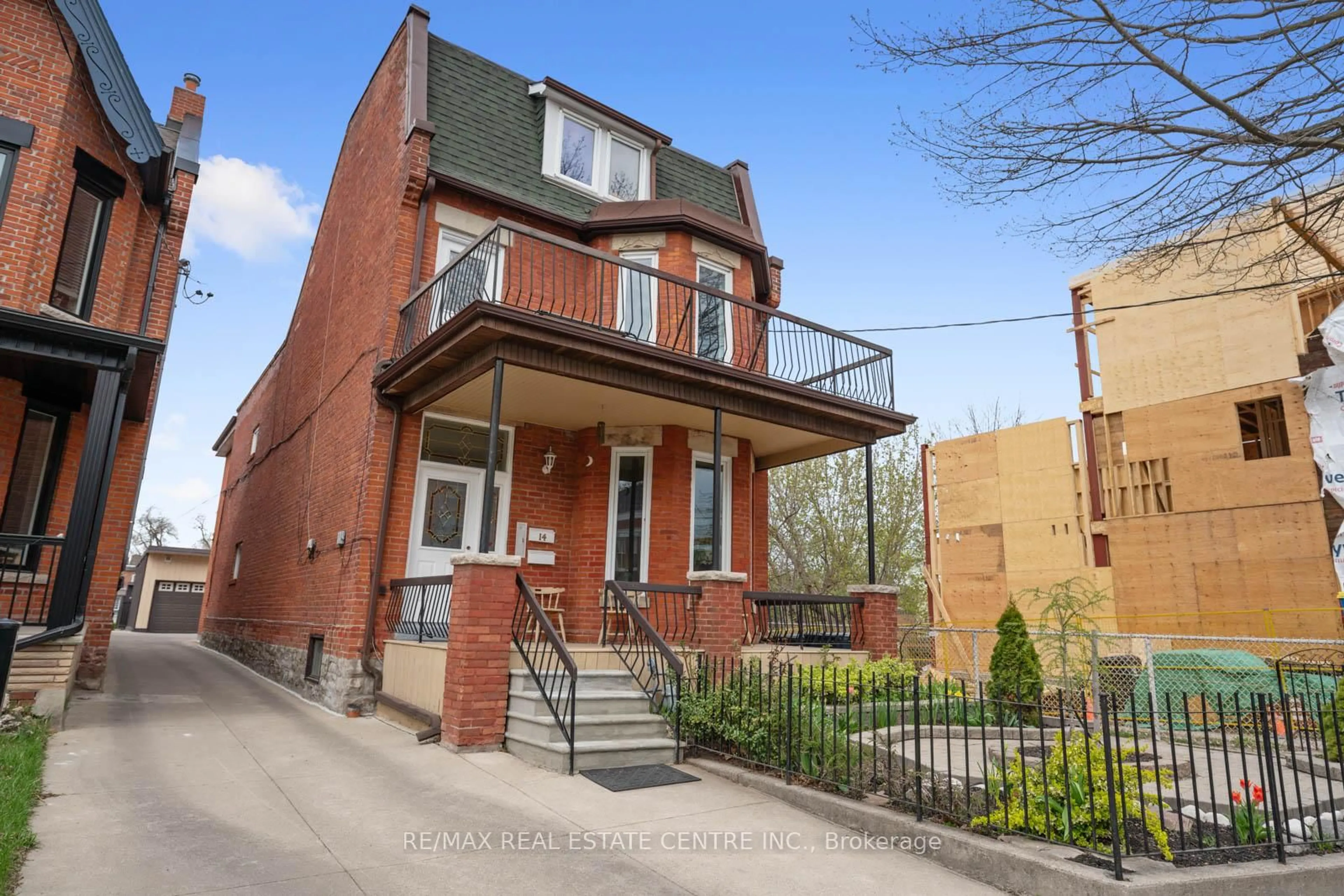 Home with brick exterior material, street for 14 Churchill Ave, Toronto Ontario M6J 2B4