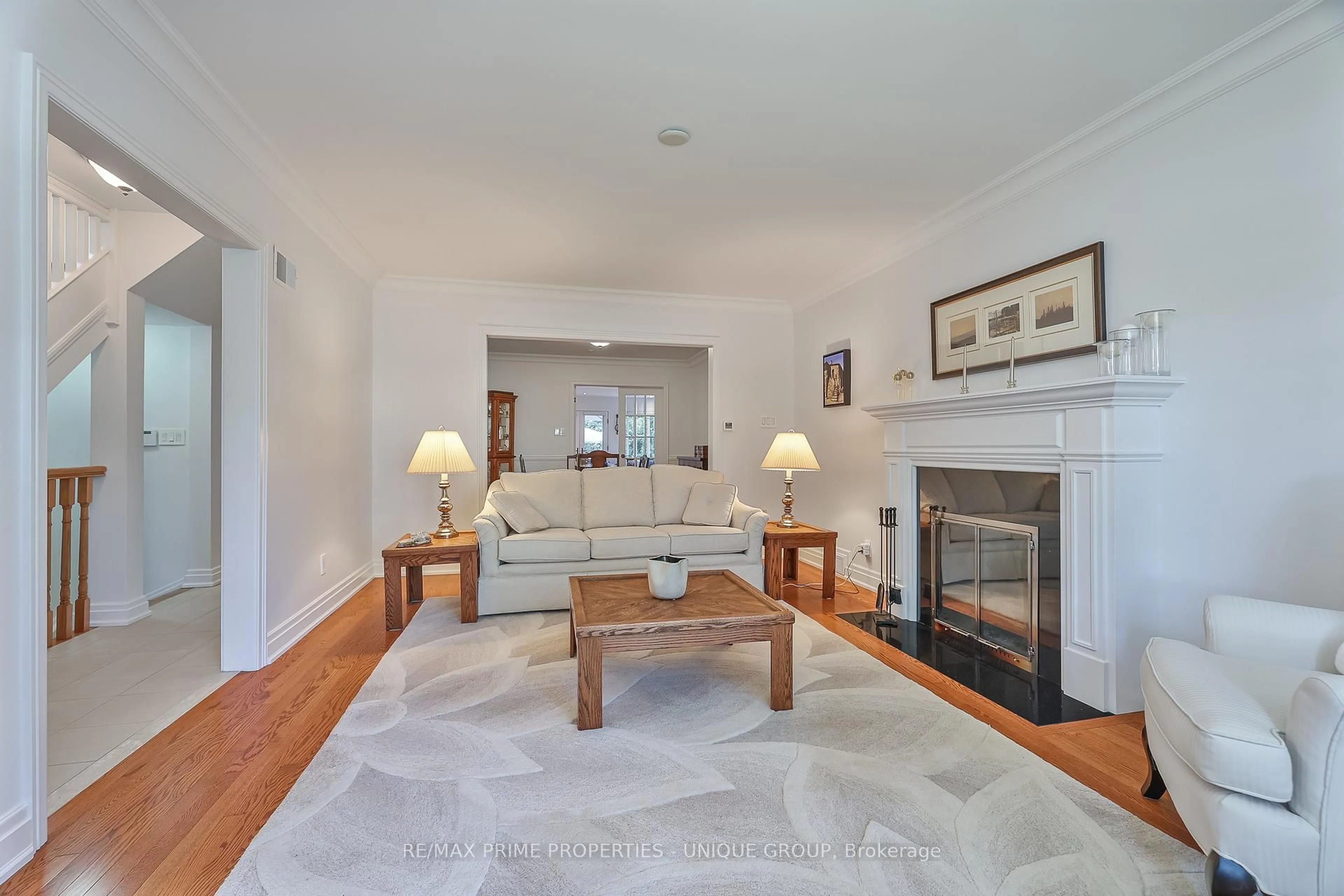 Living room with furniture, unknown for 4 Tanager Ave, Toronto Ontario M4G 3R1