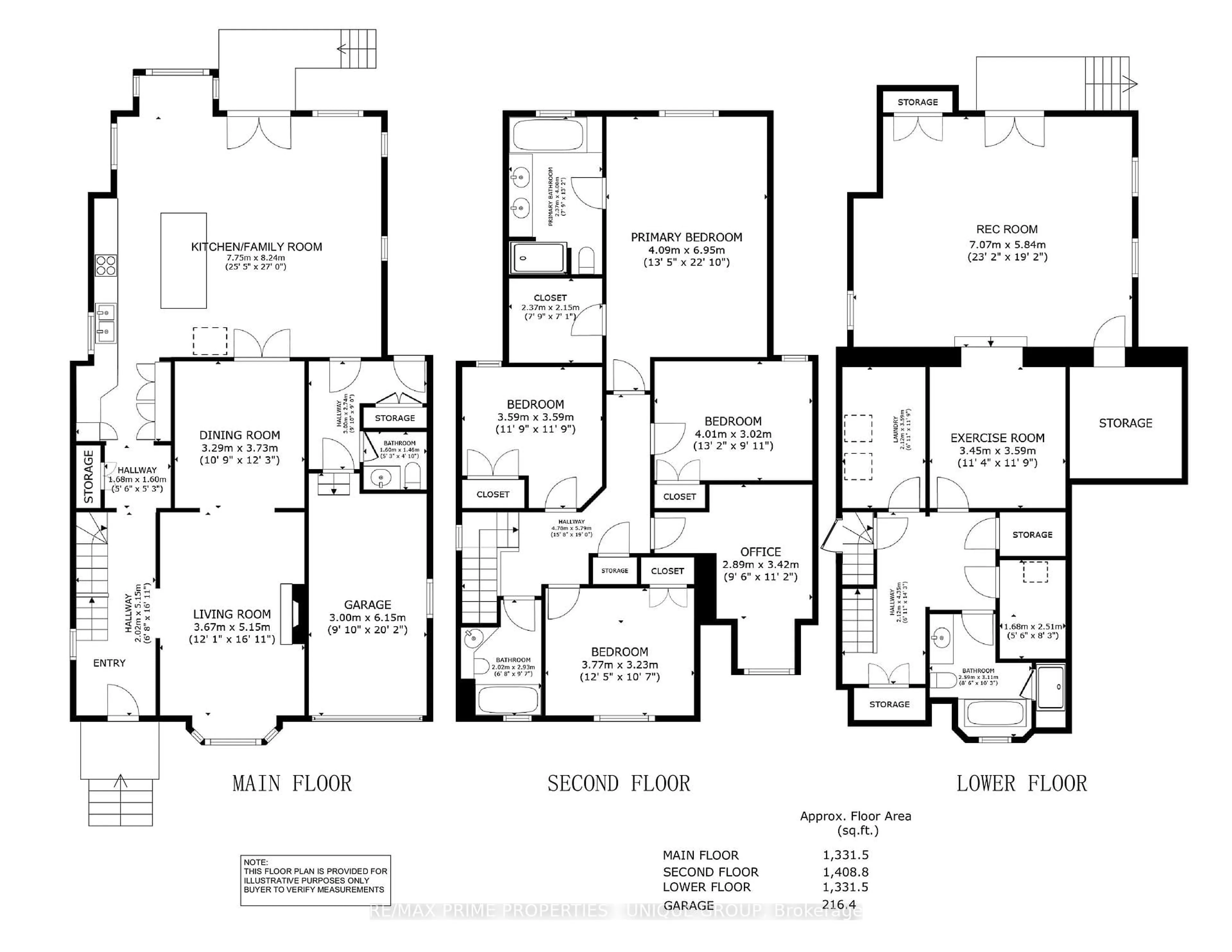 Floor plan for 4 Tanager Ave, Toronto Ontario M4G 3R1