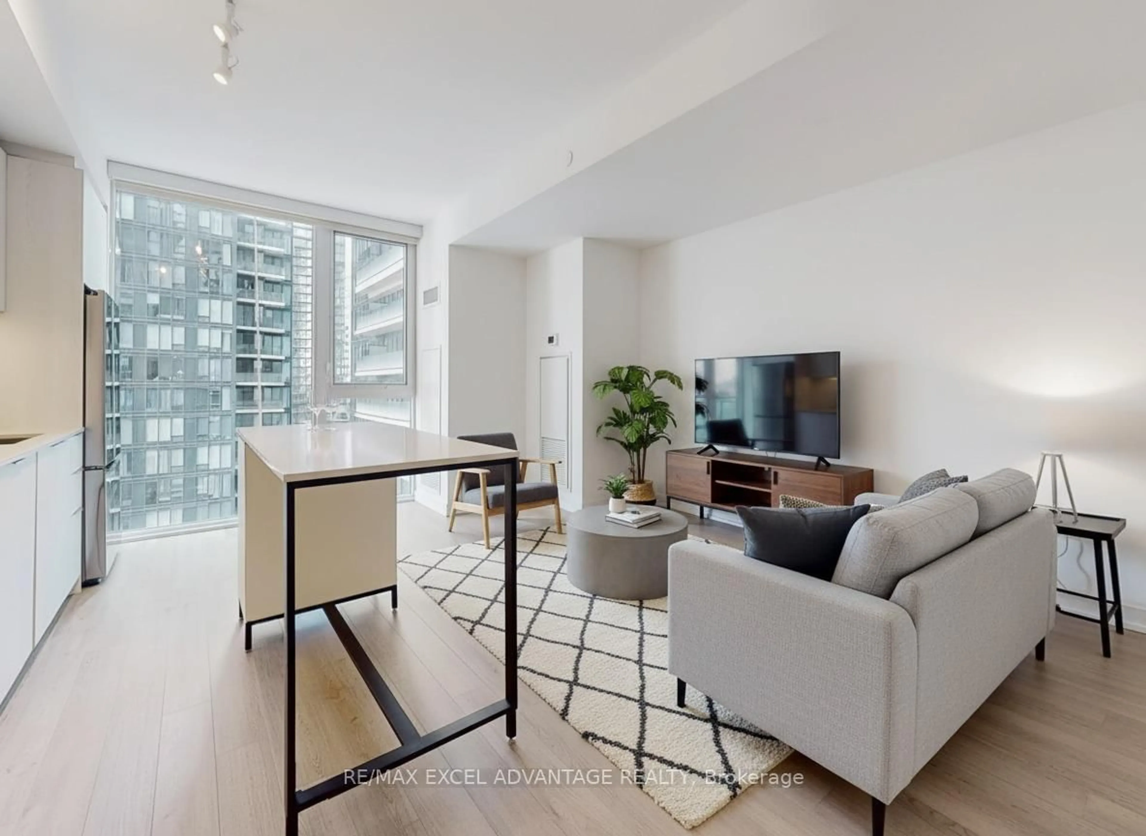 Living room with furniture, unknown for 357 King St #1206, Toronto Ontario M5V 0S7
