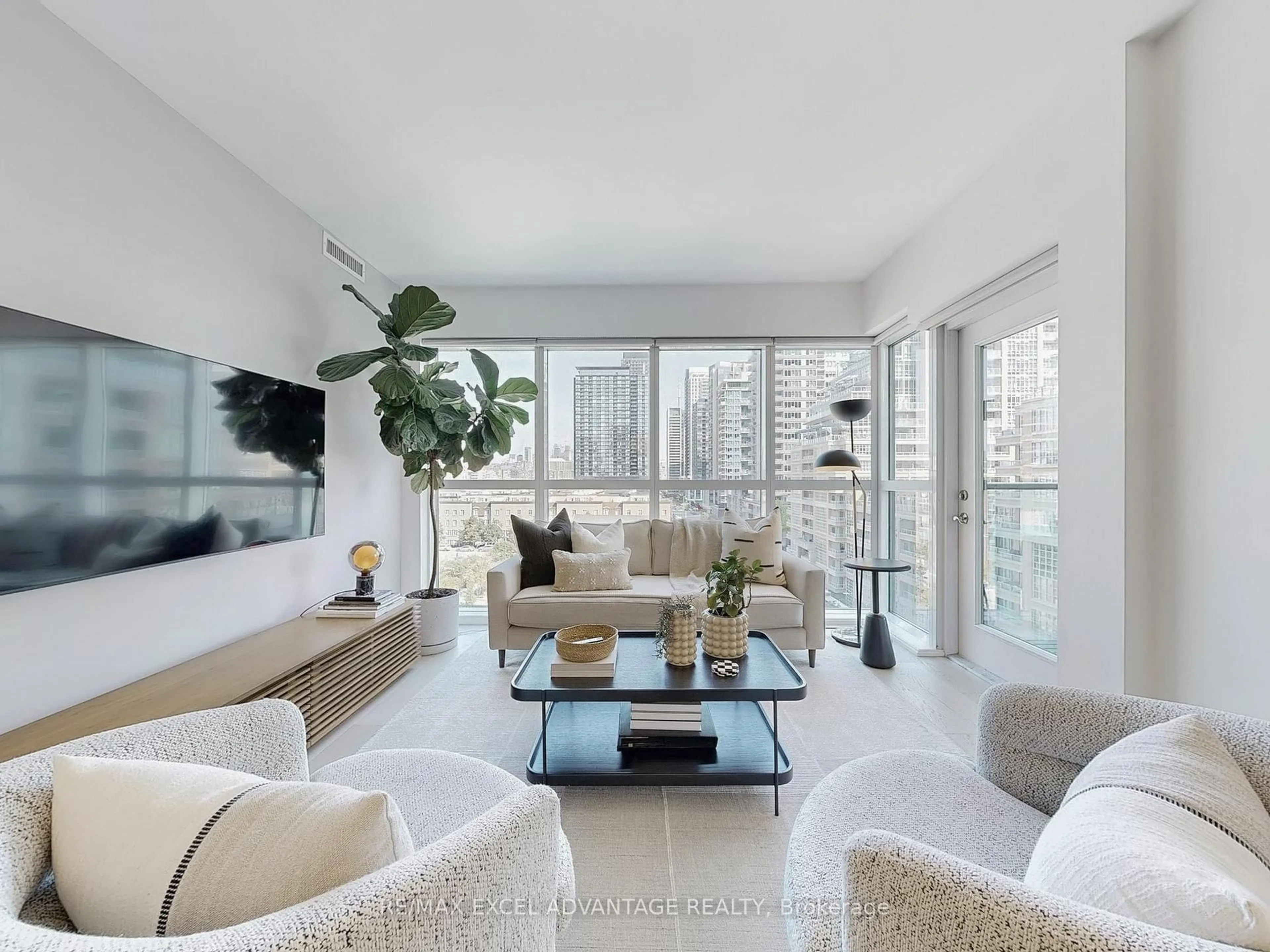 Living room with furniture, unknown for 69 Lynn Williams St #704, Toronto Ontario M6K 3R7
