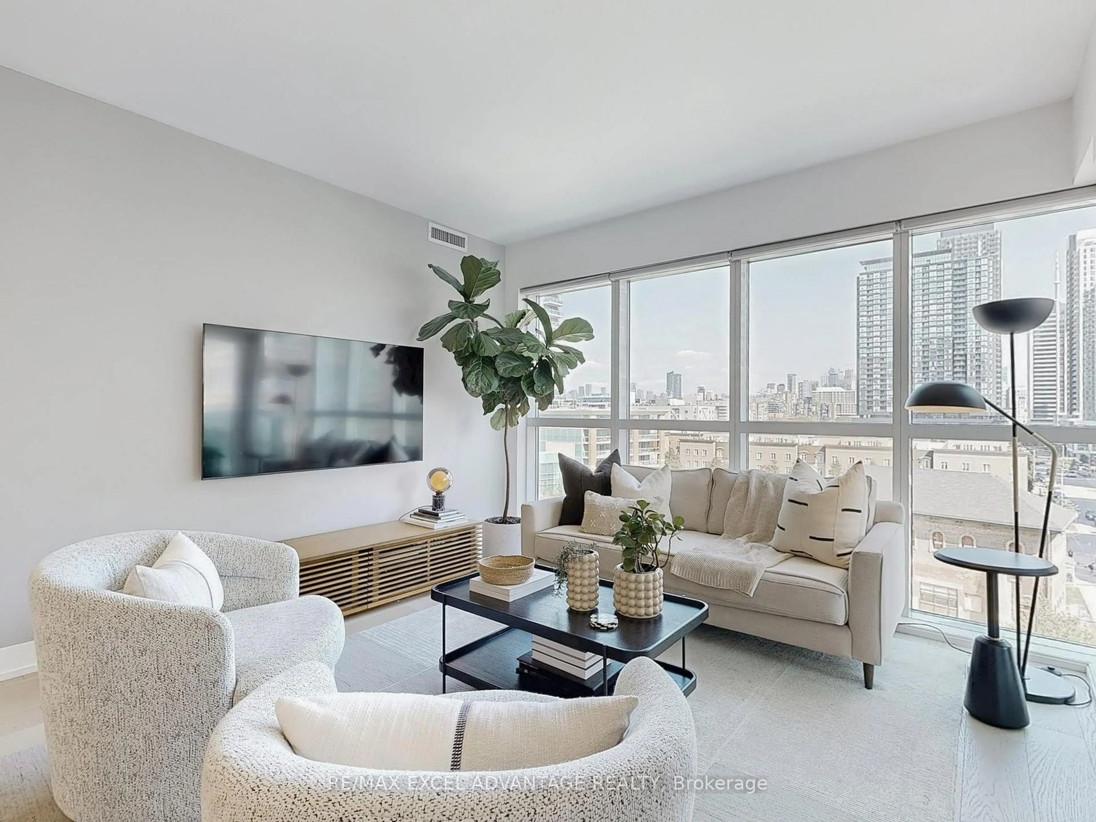Living room with furniture, unknown for 69 Lynn Williams St #704, Toronto Ontario M6K 3R7