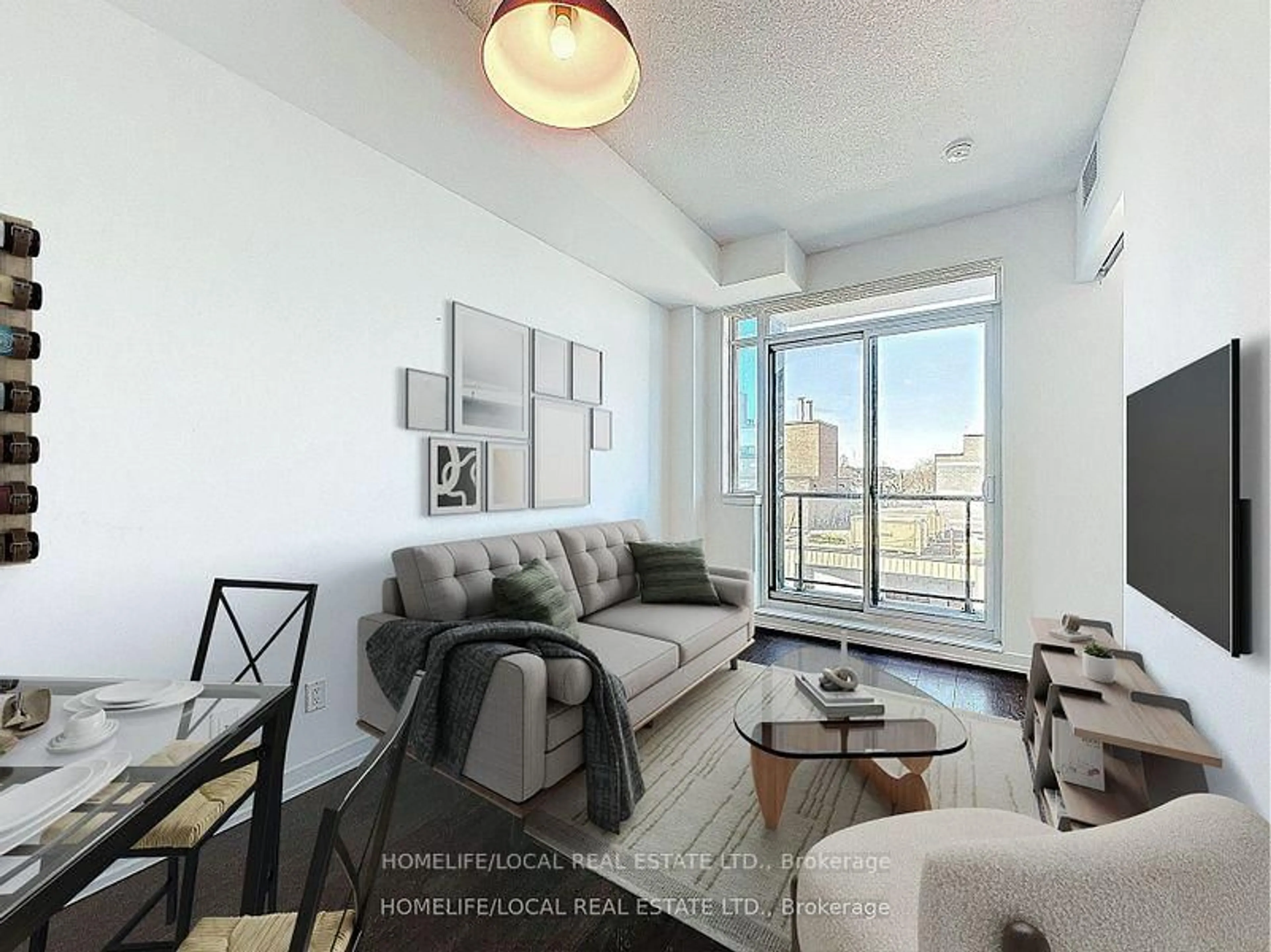 Living room with furniture, unknown for 297 College St ## 506, Toronto Ontario M5T 0C2