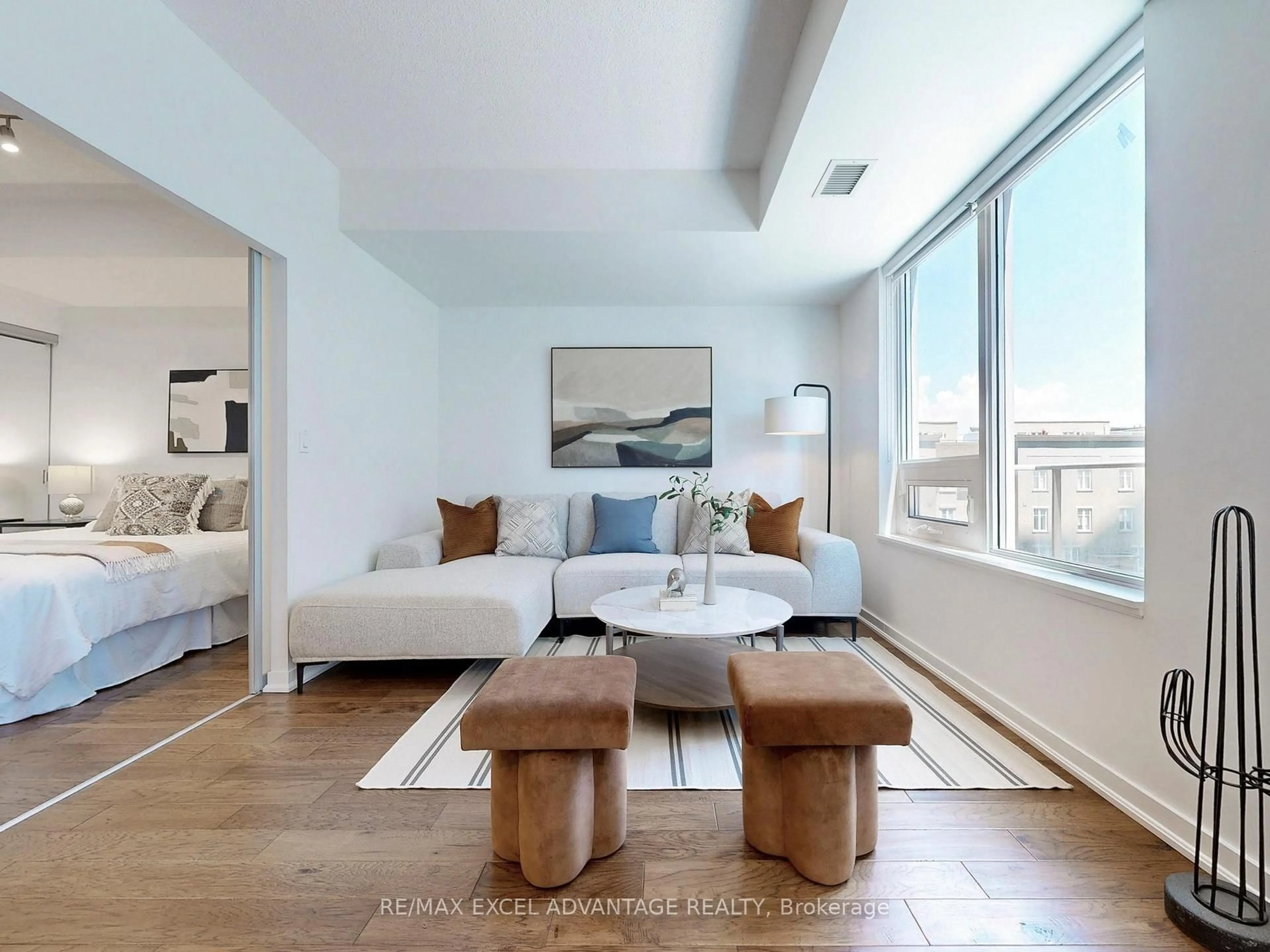 Living room with furniture, unknown for 55 East Liberty St #405, Toronto Ontario M6K 3P9