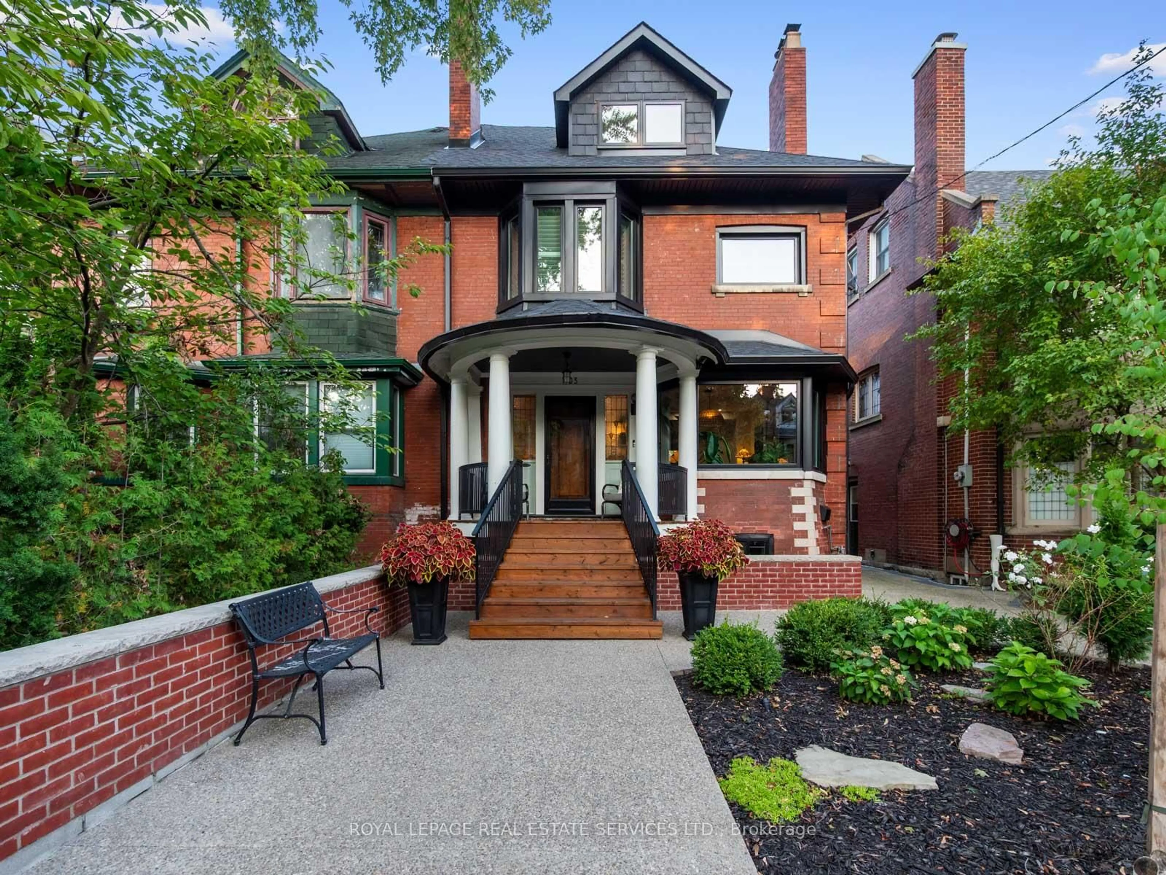 Home with brick exterior material, street for 303 Rusholme Rd, Toronto Ontario M6H 2Y9