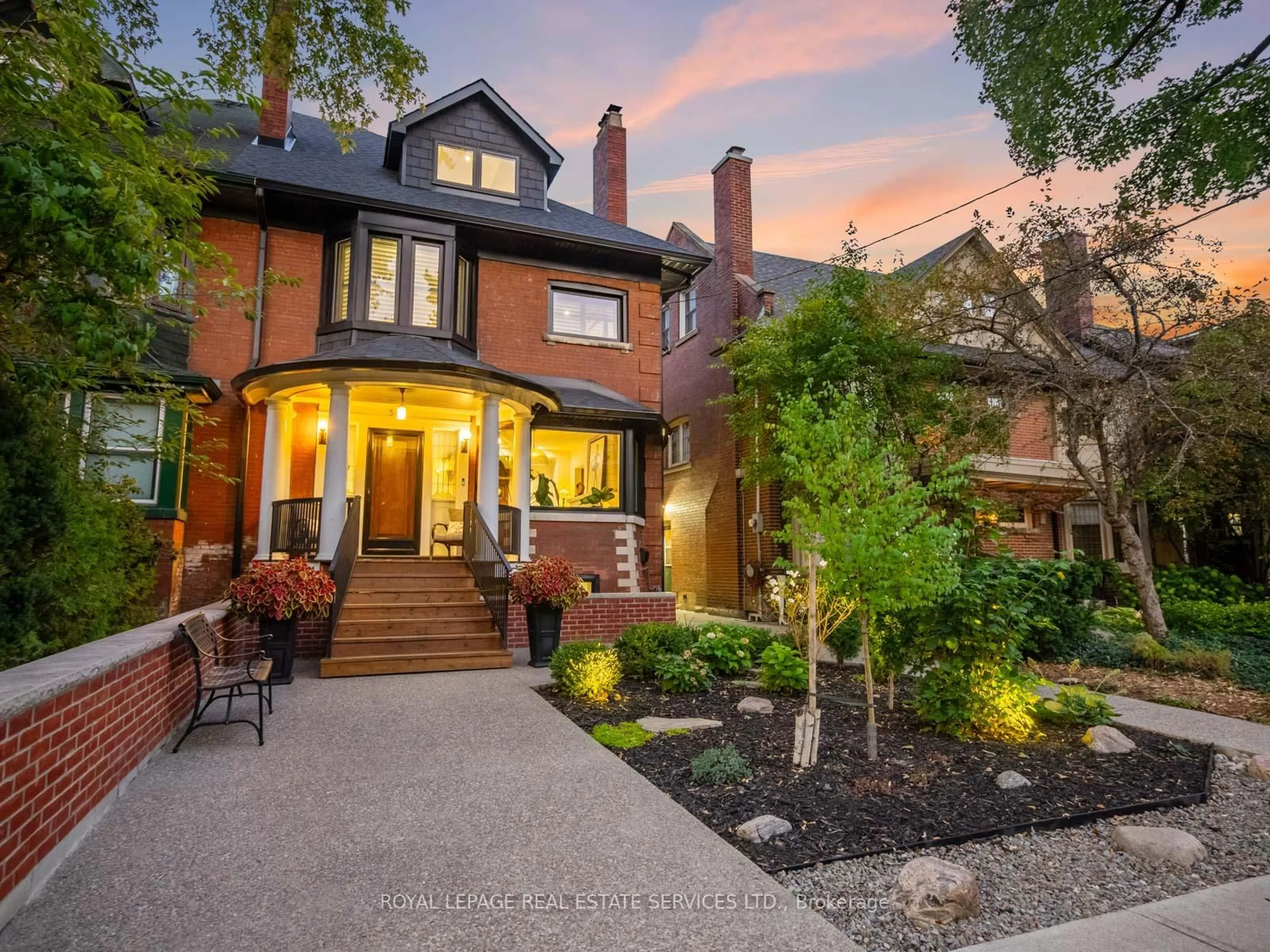 Home with brick exterior material, street for 303 Rusholme Rd, Toronto Ontario M6H 2Y9