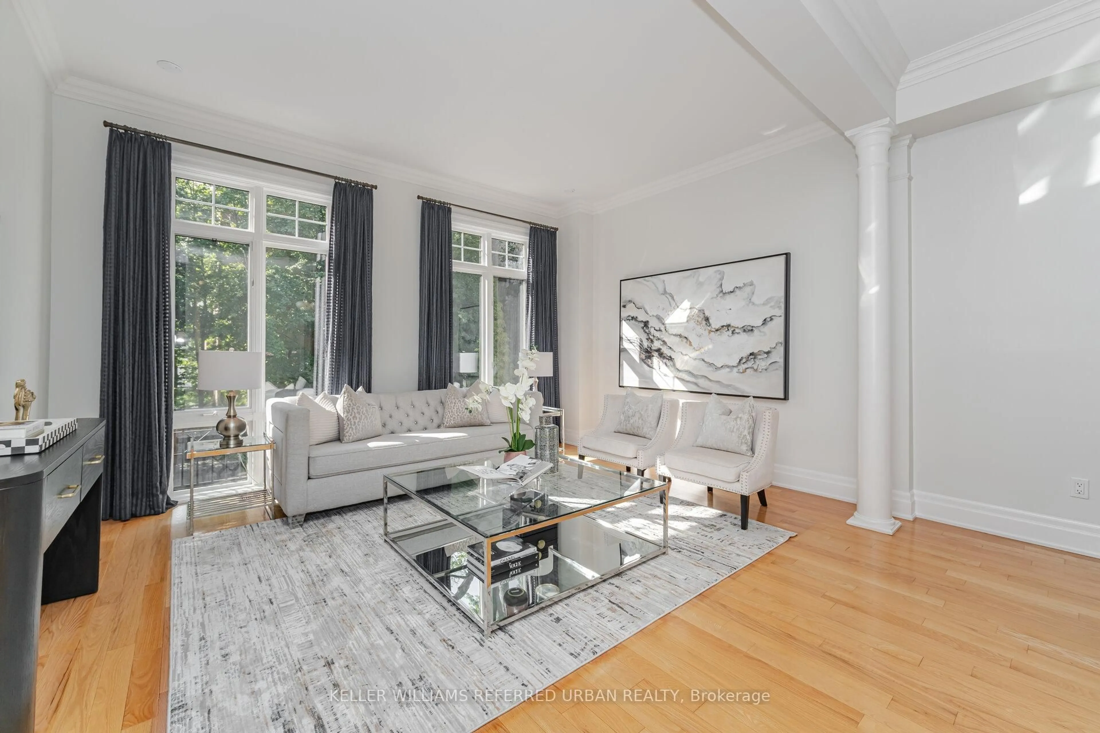 Living room with furniture, unknown for 397 Brunswick Ave #5, Toronto Ontario M5R 2Z2