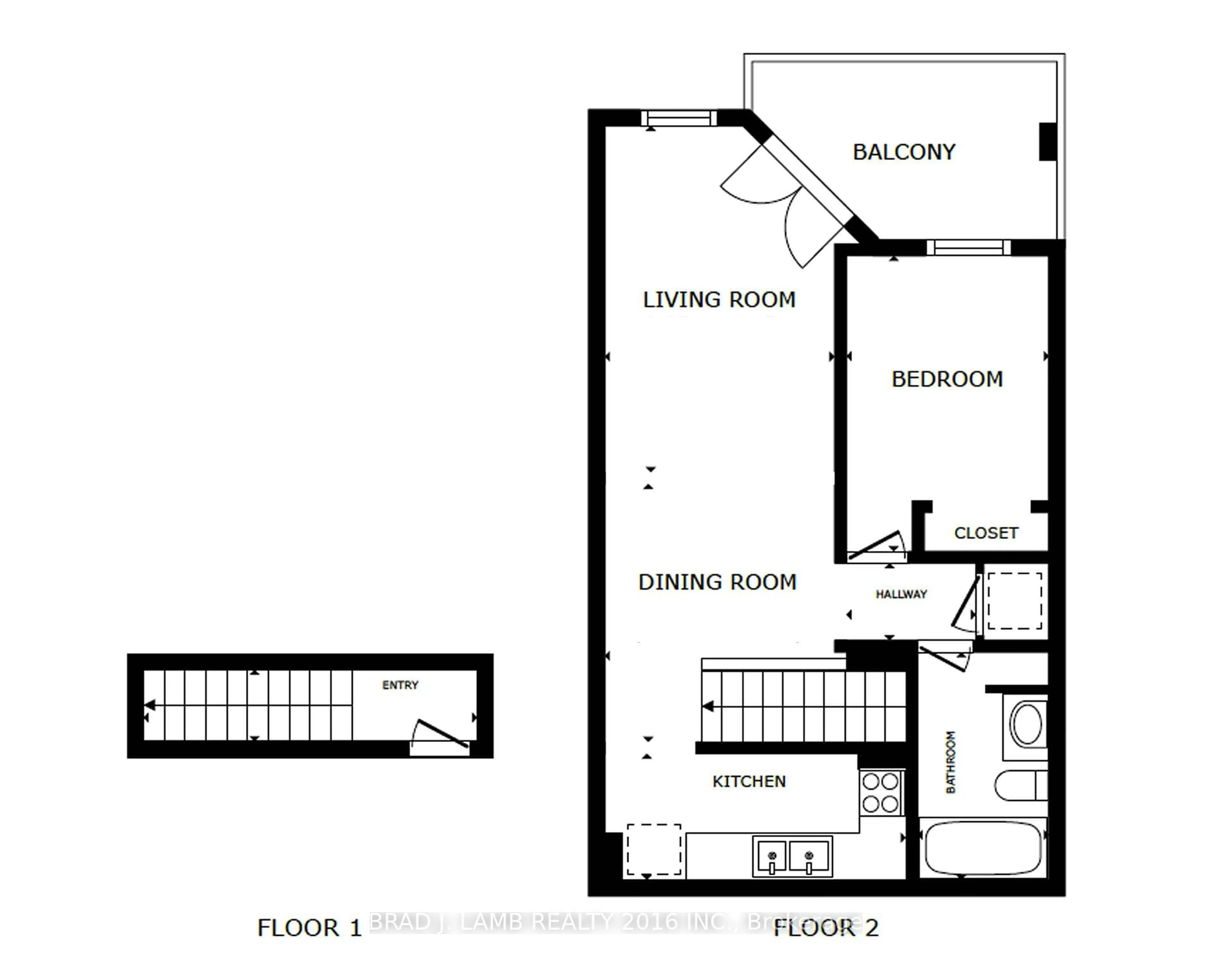 Floor plan for 550 Front St #428, Toronto Ontario M5V 3N5