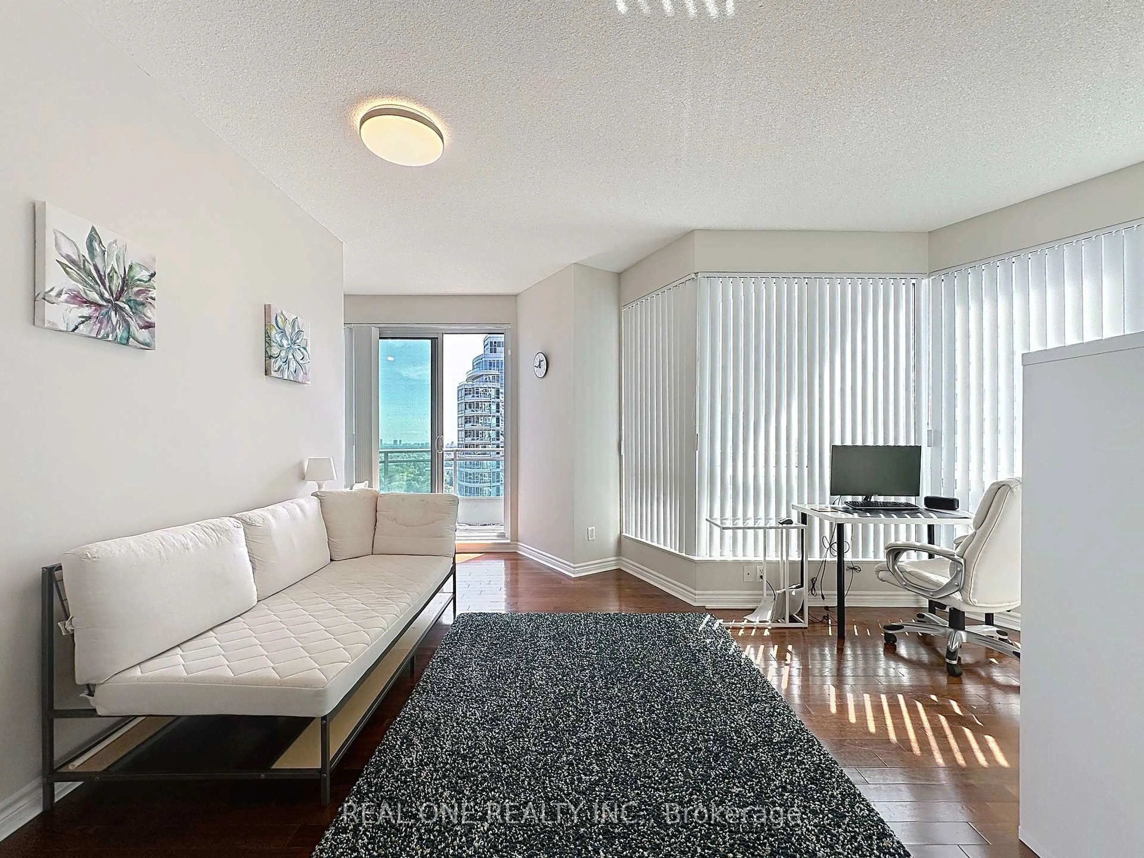 Living room with furniture, unknown for 18 Holmes Ave #2205, Toronto Ontario M2N 0E1