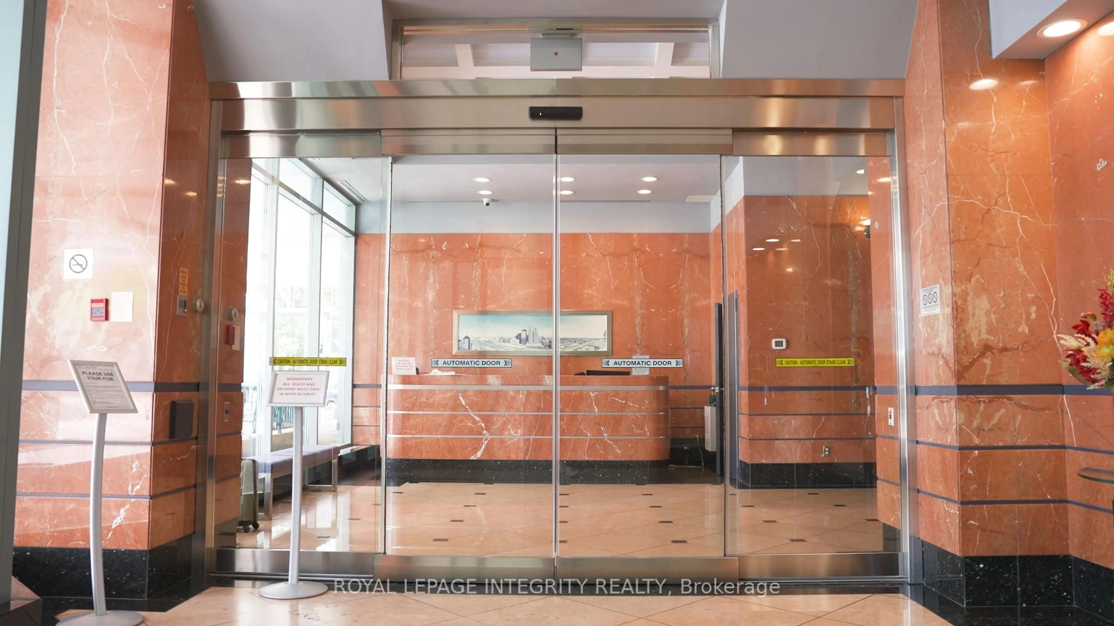 Indoor foyer for 10 Queens Quay #1410, Toronto Ontario M5J 2R9