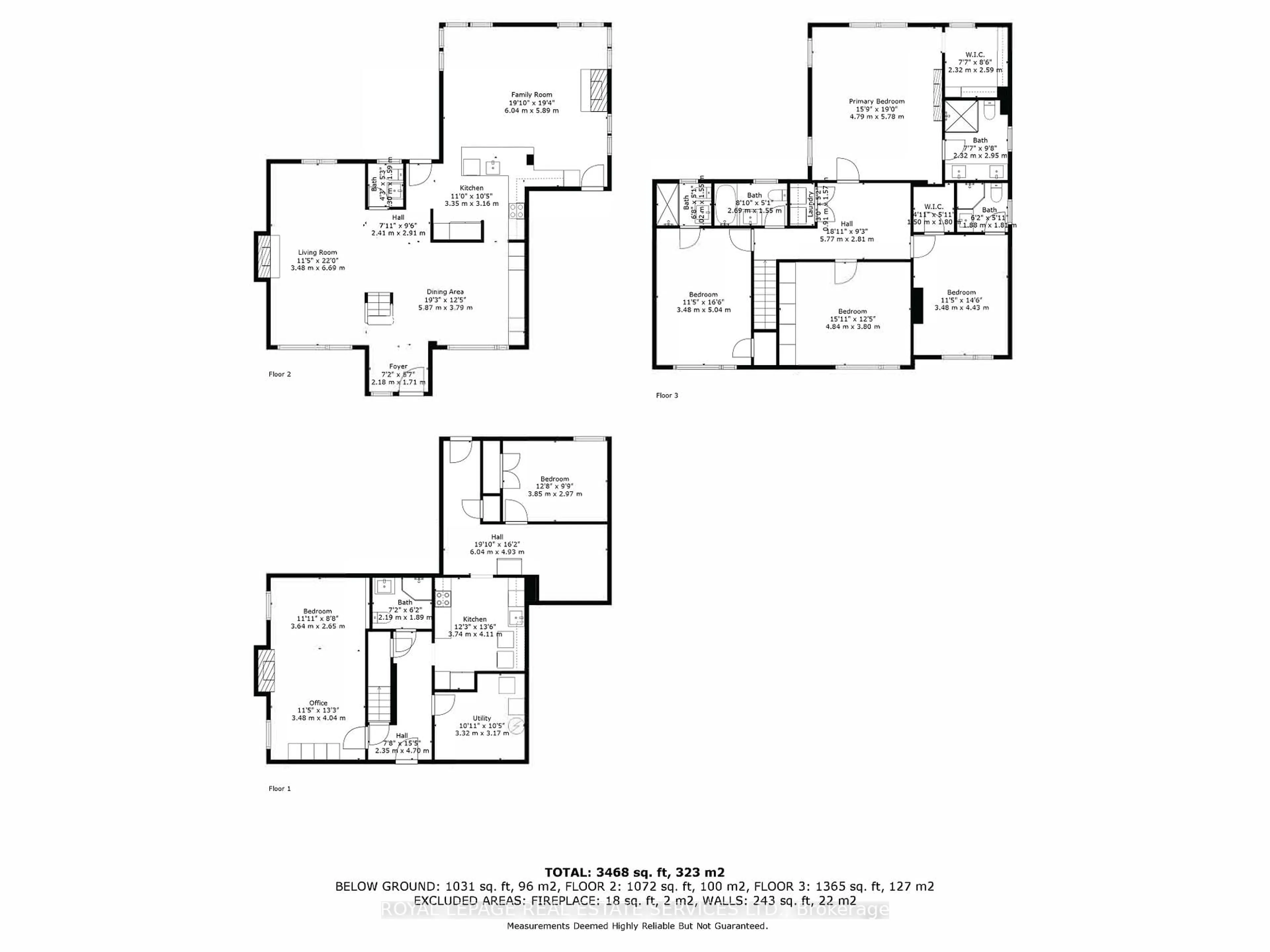 Floor plan for 12 Armour Blvd, Toronto Ontario M5M 3C1