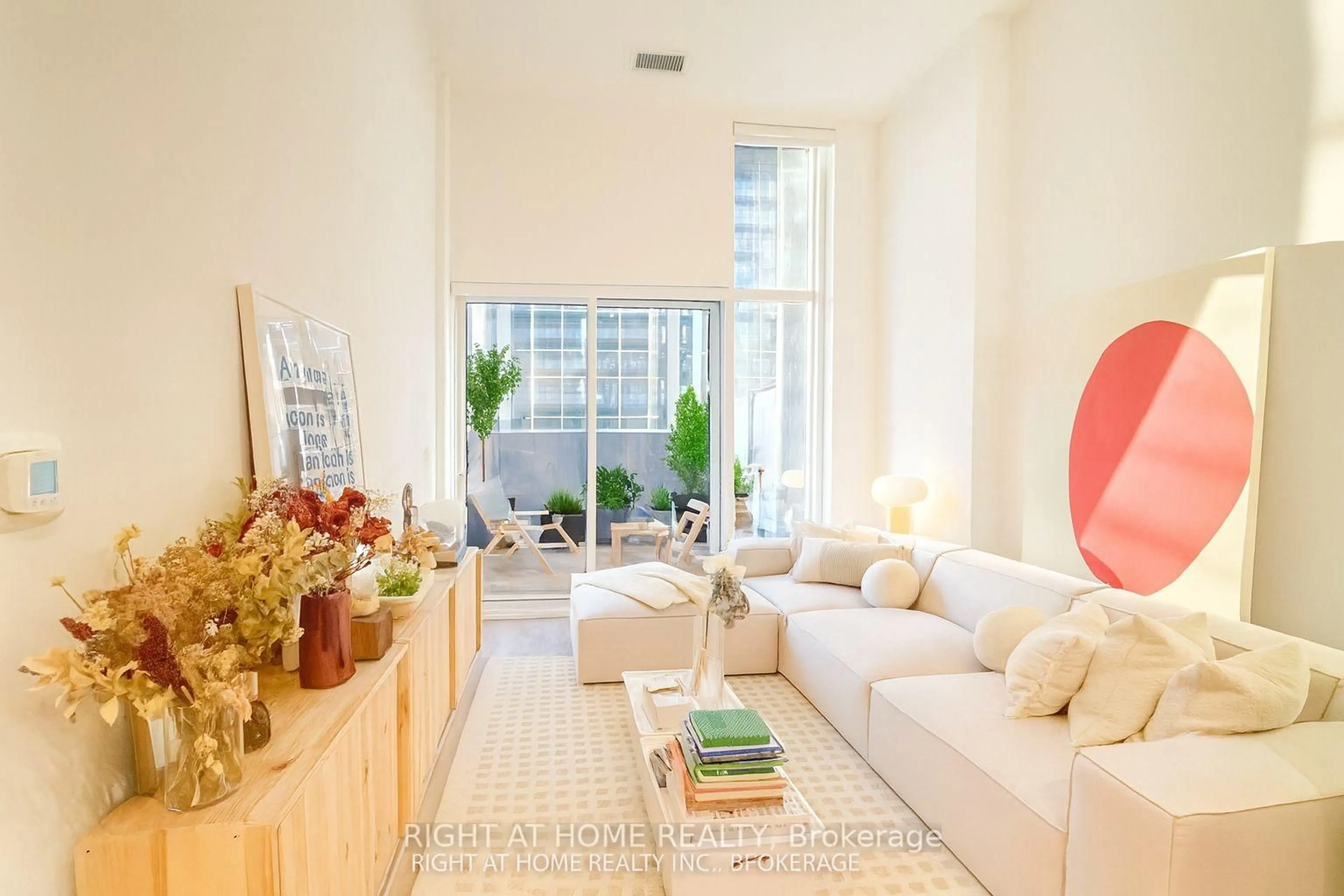 Living room with furniture, unknown for 20 Edward St #408, Toronto Ontario M5G 1C9