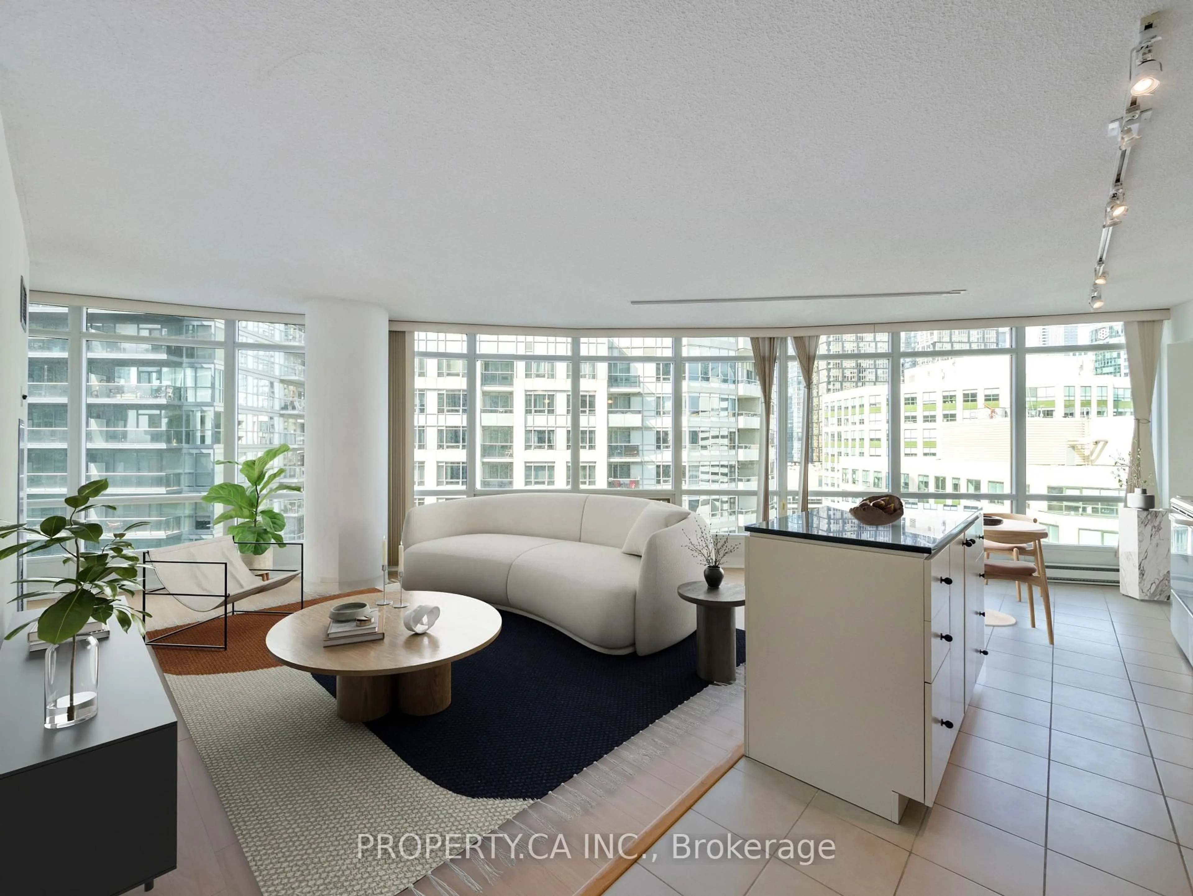 Living room with furniture, unknown for 361 Front St #2110, Toronto Ontario M5V 3R5