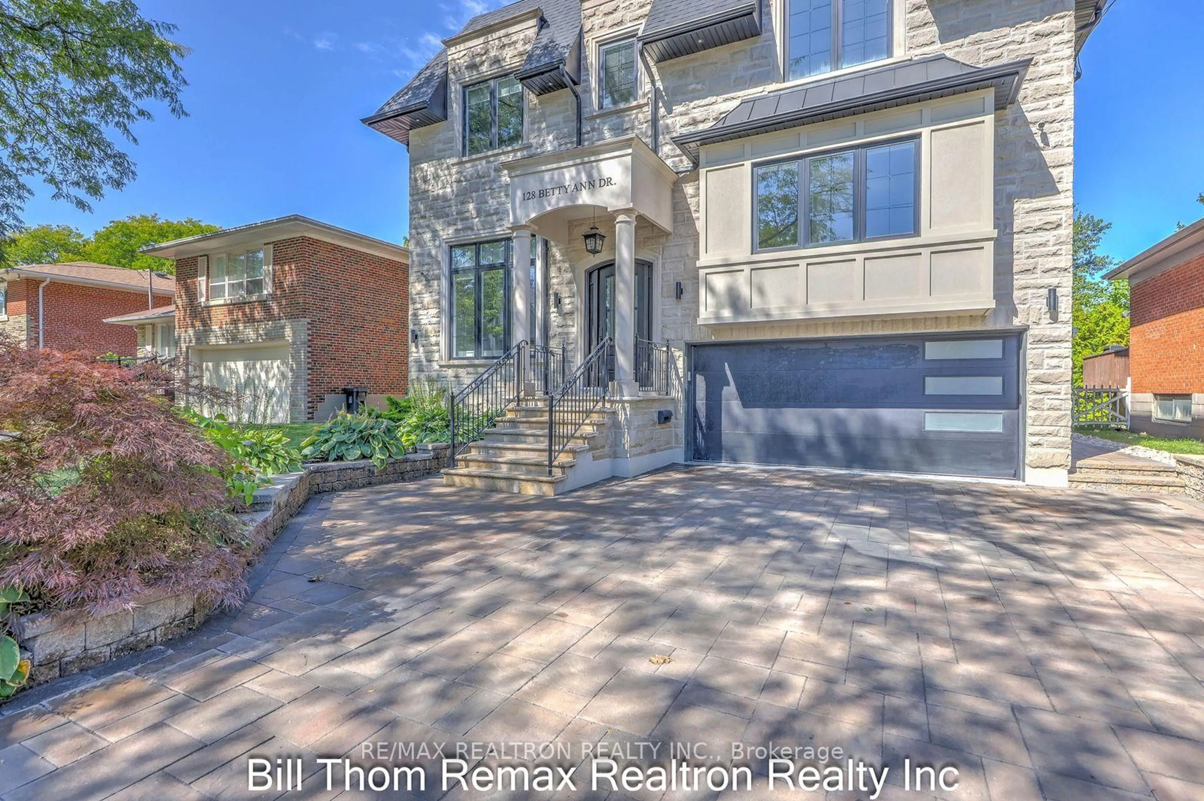 Home with brick exterior material, street for 128 Betty Ann Dr, Toronto Ontario M2N 1X4