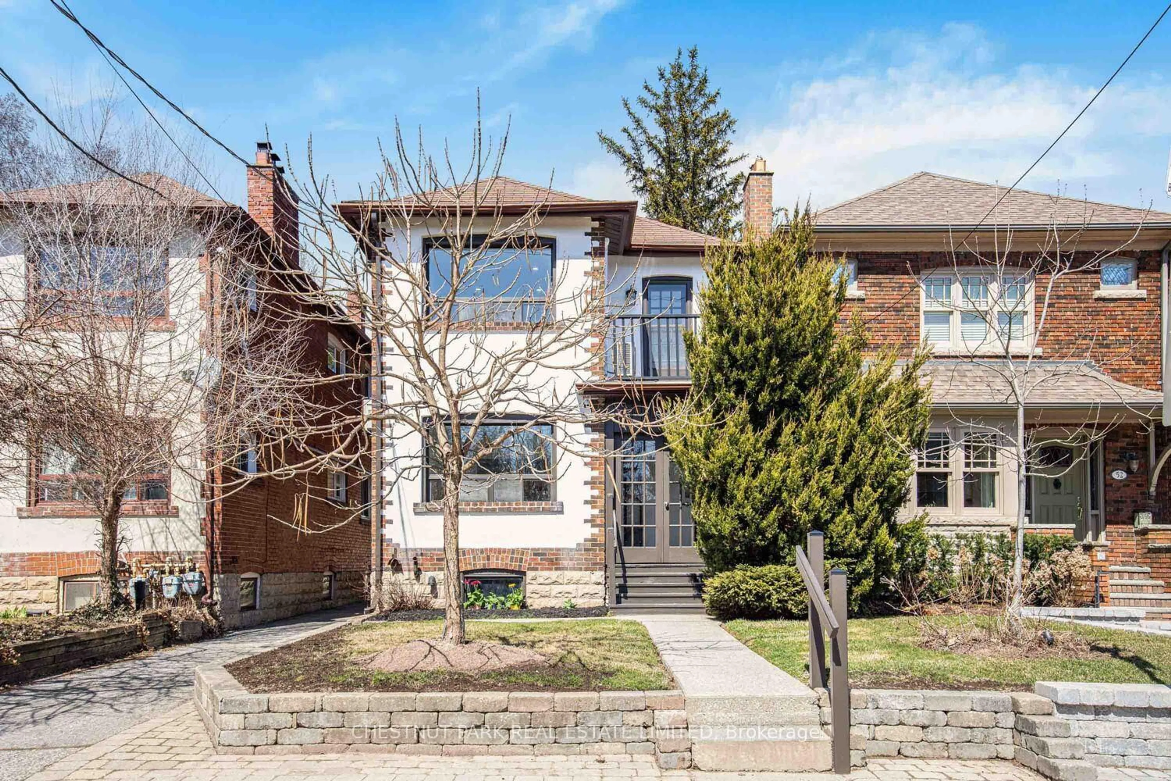 Home with brick exterior material, street for 54 Mcnairn Ave, Toronto Ontario M5M 2H5