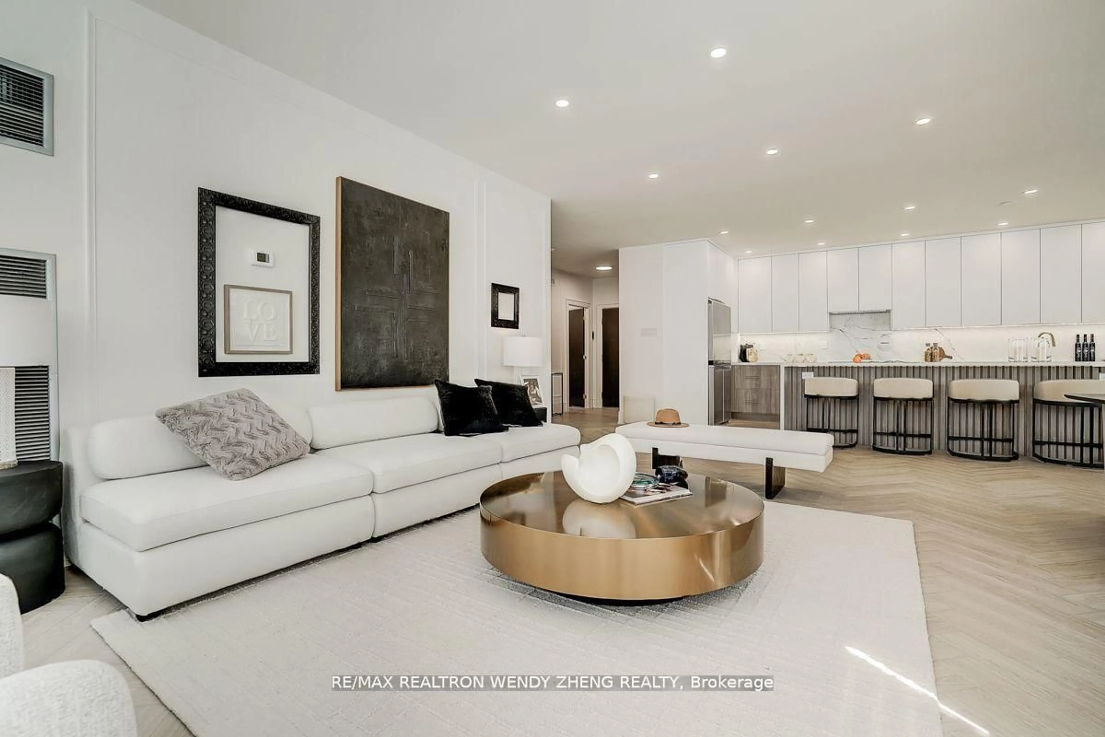 Living room with furniture, unknown for 65 Spring Garden Ave #102, Toronto Ontario M2N 6H9
