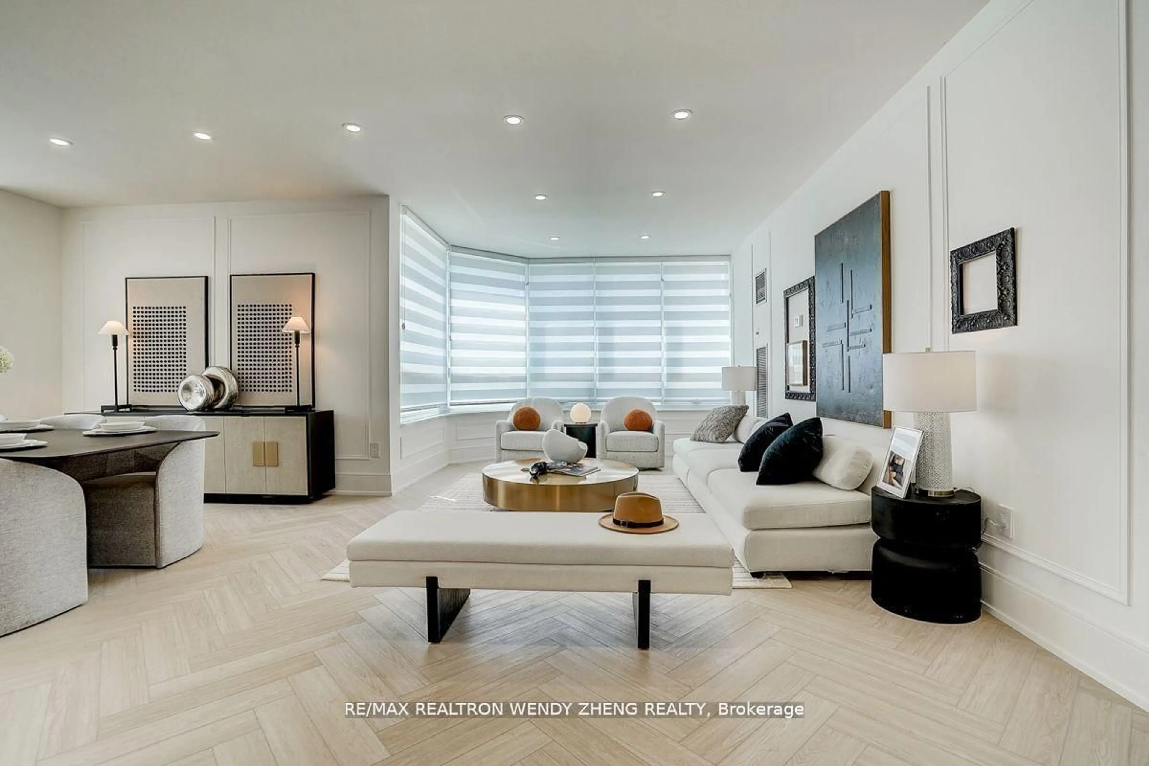 Living room with furniture, ceramic/tile floor for 65 Spring Garden Ave #102, Toronto Ontario M2N 6H9