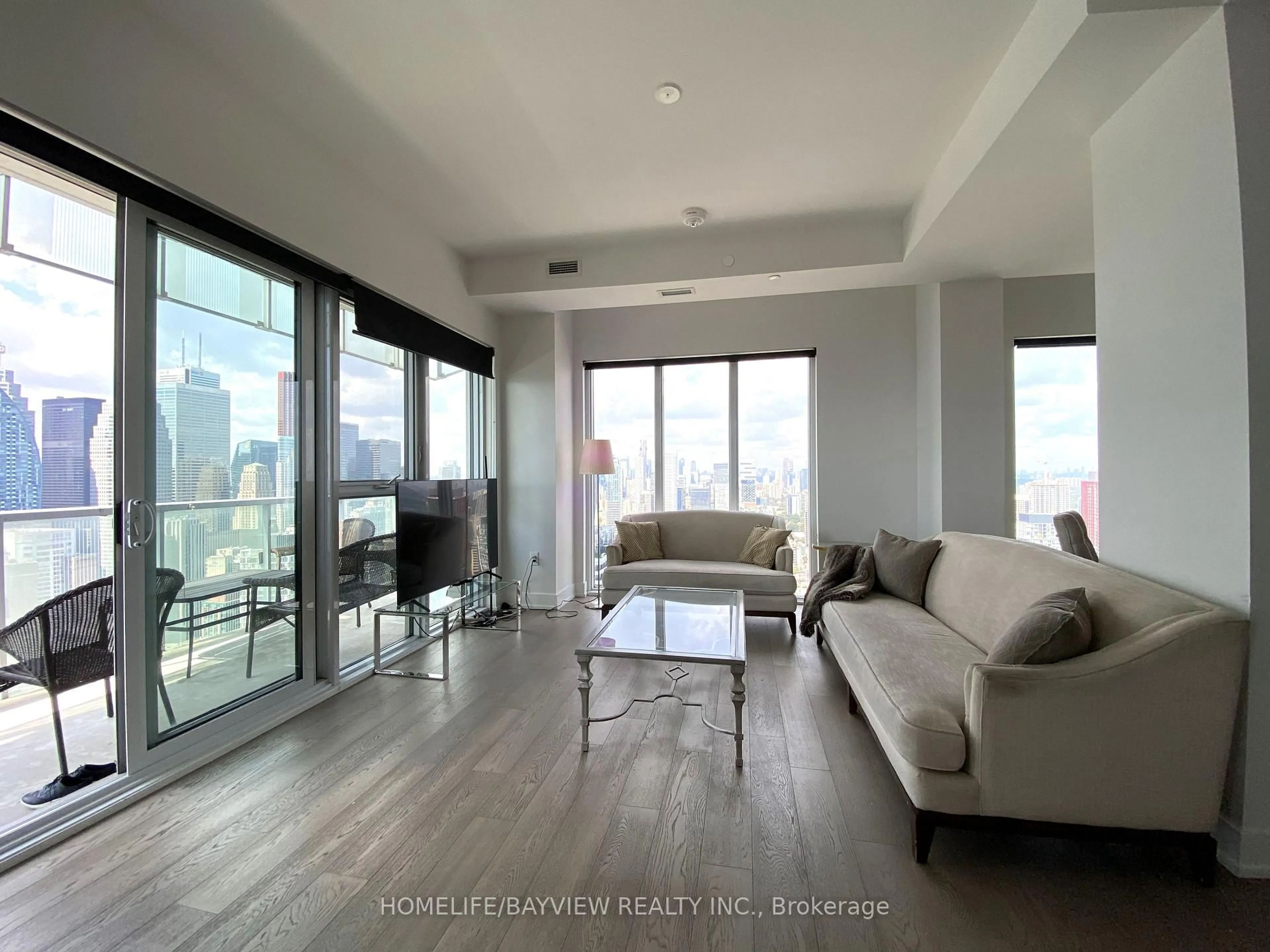 Living room with furniture, unknown for 15 Lower Jarvis St #4104, Toronto Ontario M5E 1R7