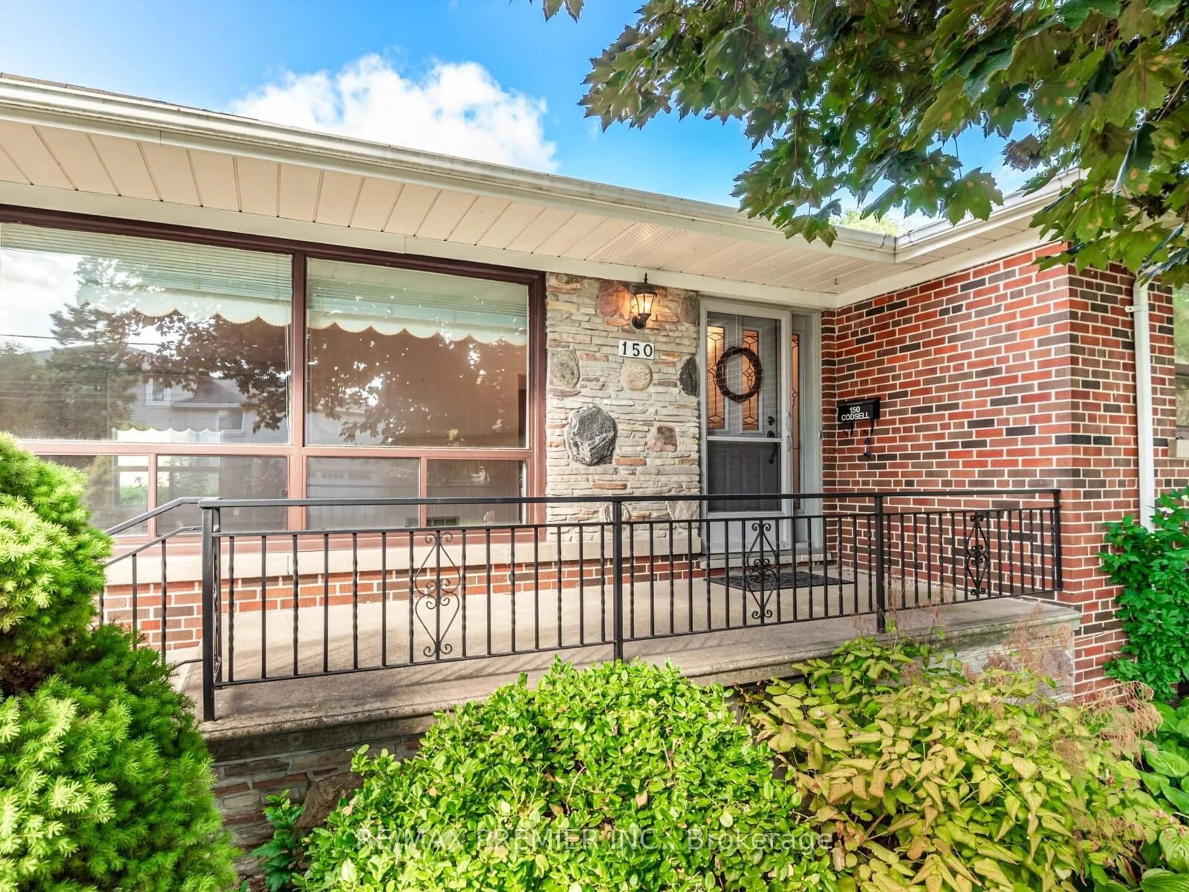 Home with brick exterior material, street for 150 Codsell Ave, Toronto Ontario M3H 3W6
