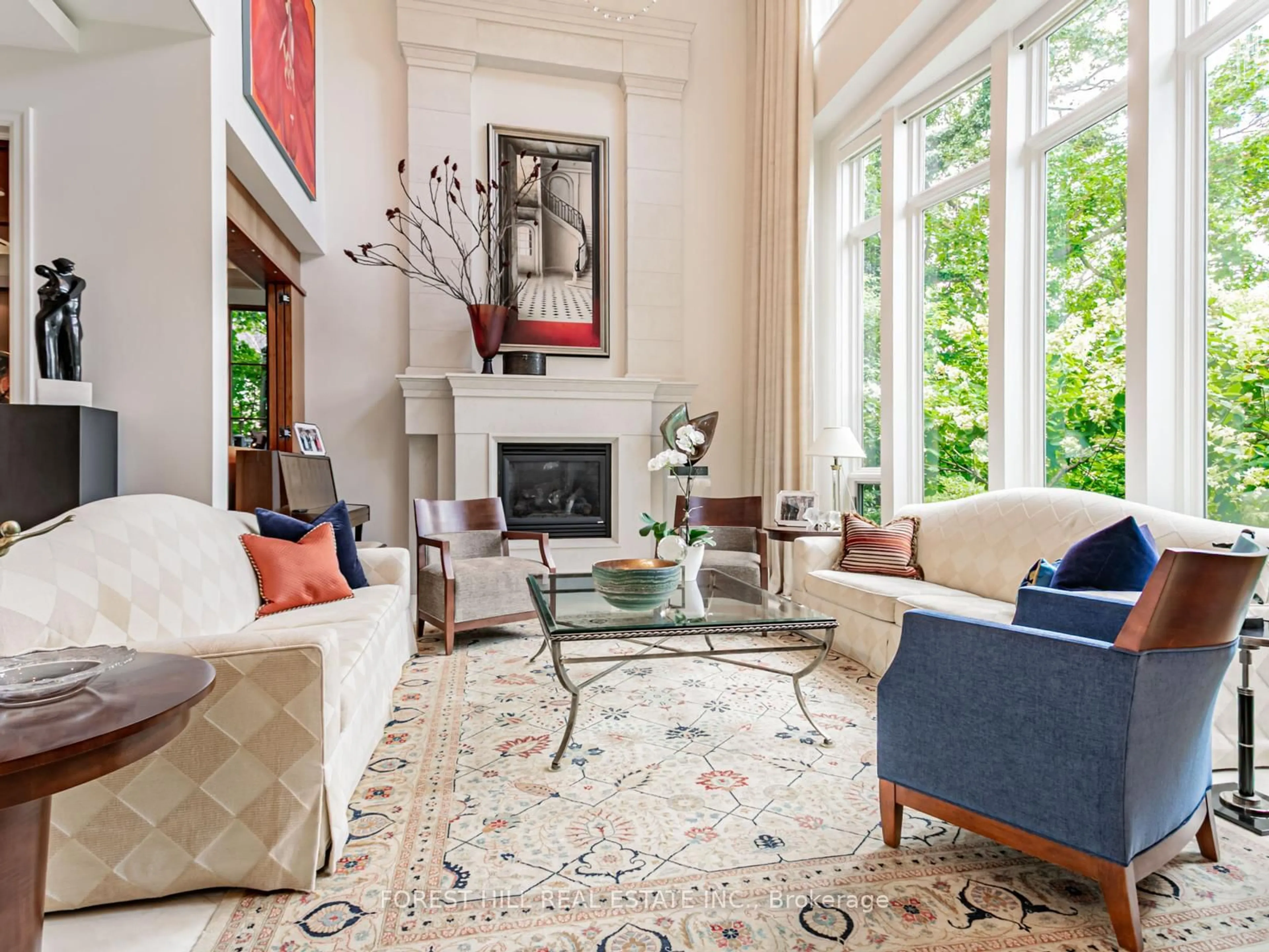 Living room with furniture, unknown for 7 Cedarwood Ave, Toronto Ontario M2L 1L7