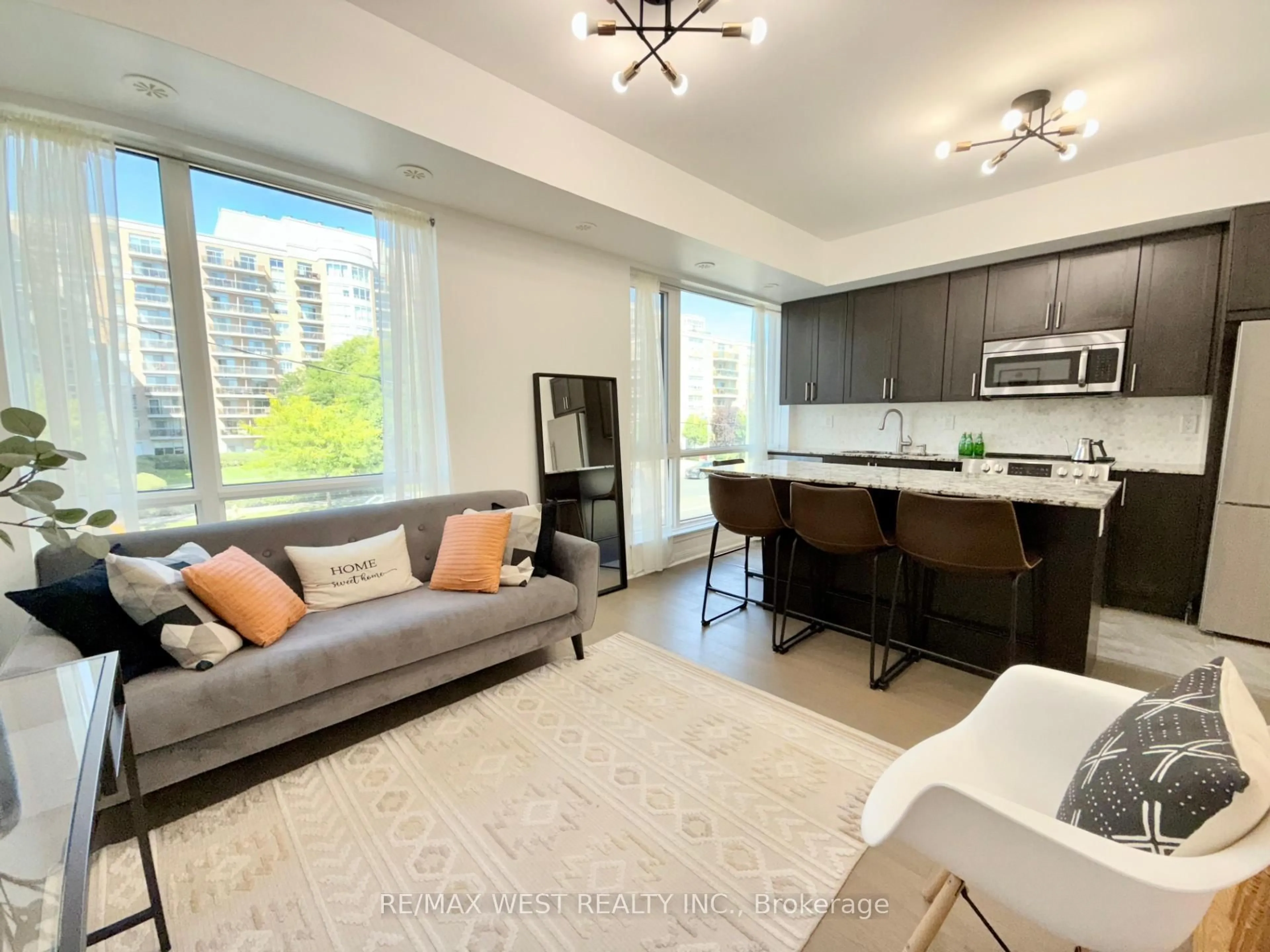 Open concept kitchen, unknown for 639 Lawrence Ave #310, Toronto Ontario M6A 1A9