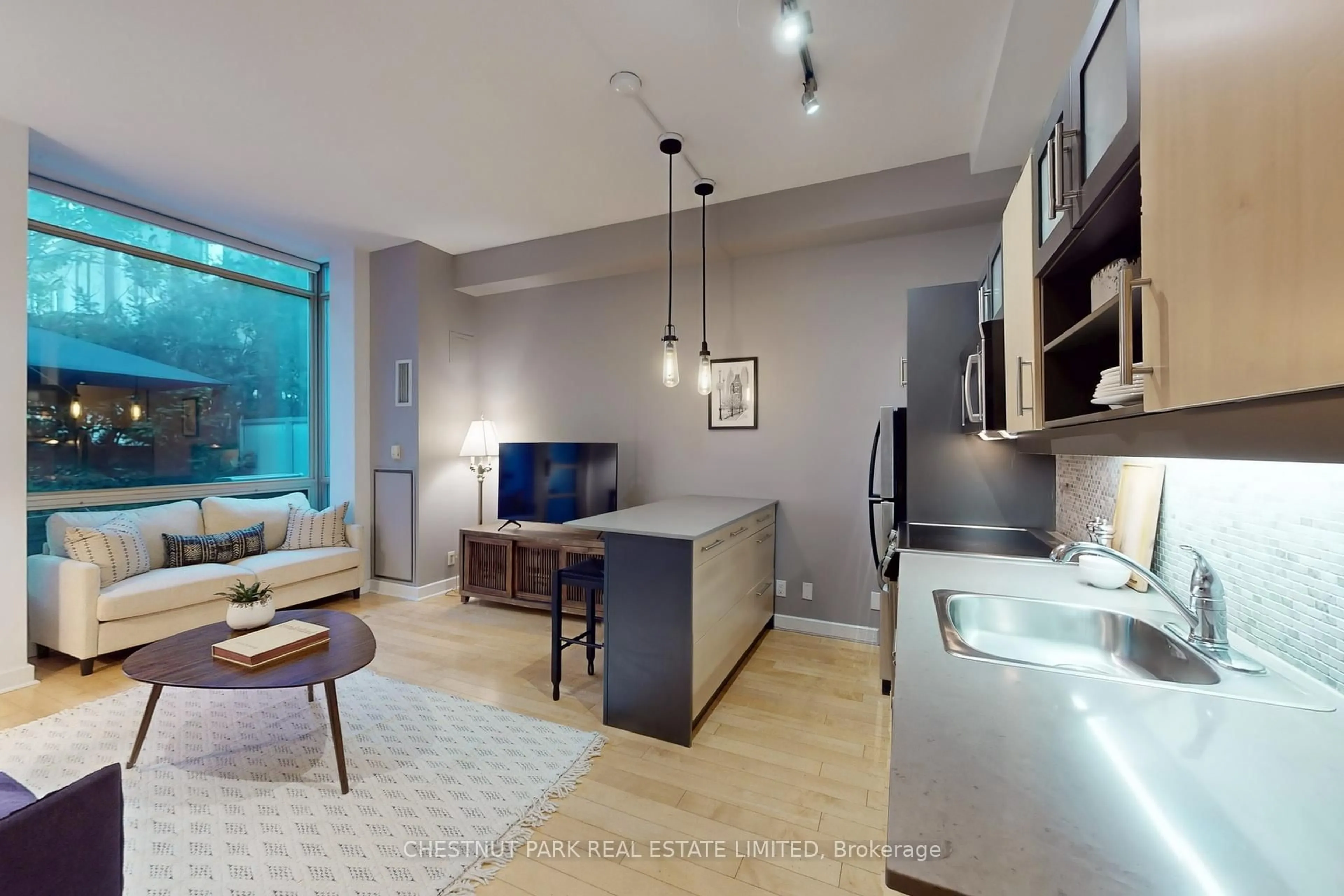 Open concept kitchen, unknown for 350 Wellington St #G06, Toronto Ontario M5V 3W9
