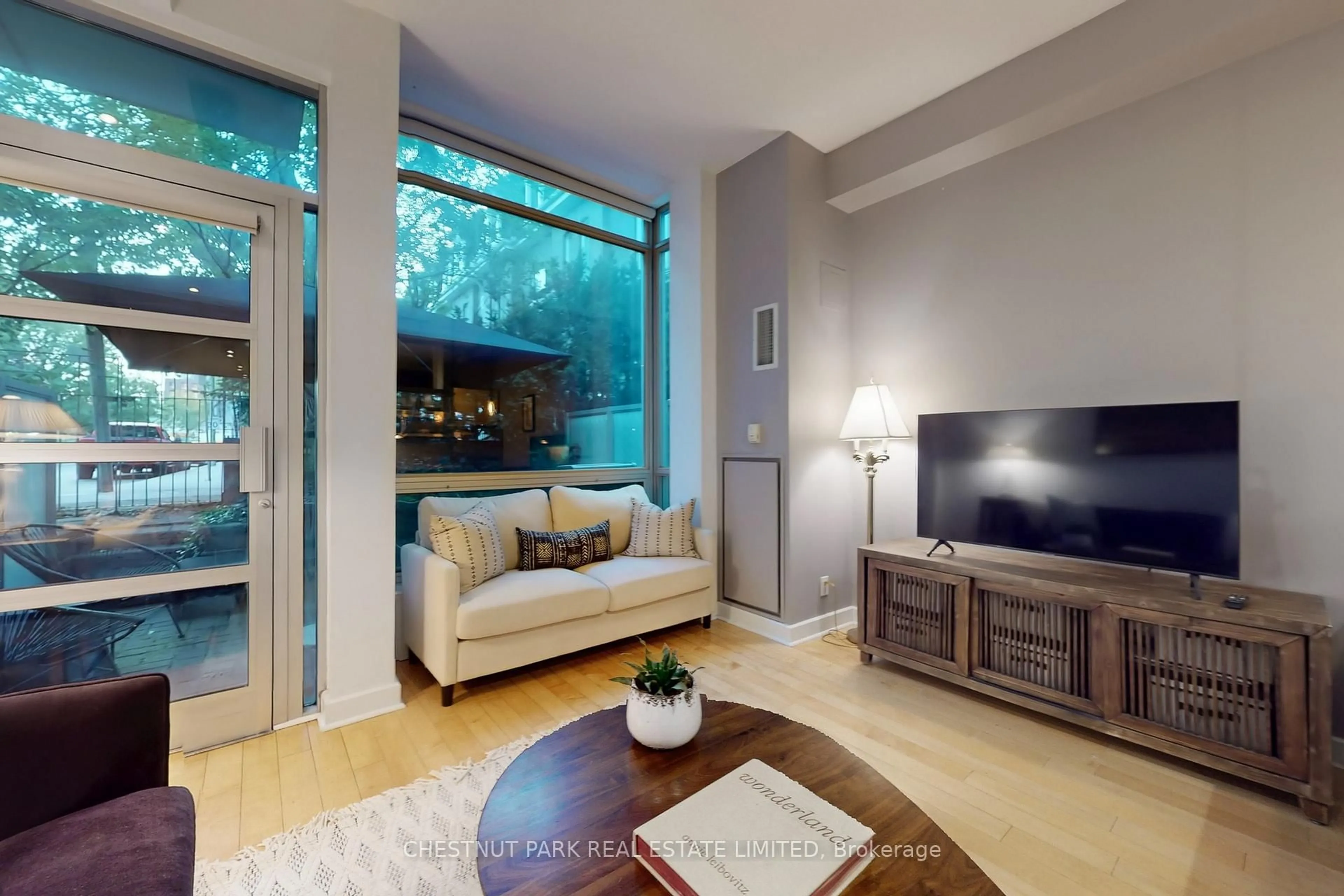 Living room with furniture, unknown for 350 Wellington St #G06, Toronto Ontario M5V 3W9