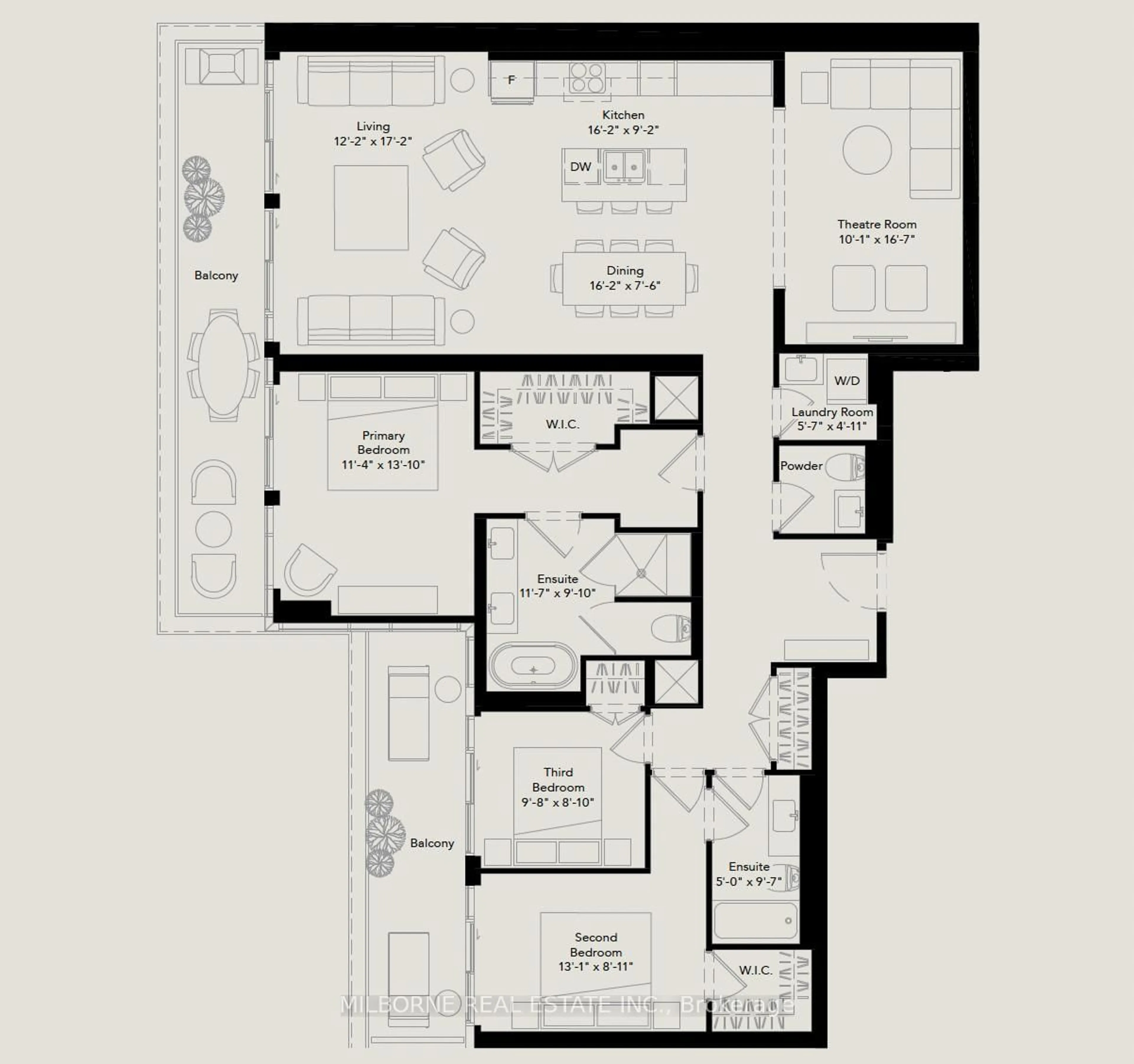 Floor plan for 110 Avenue Rd #1001, Toronto Ontario M5R 2H4