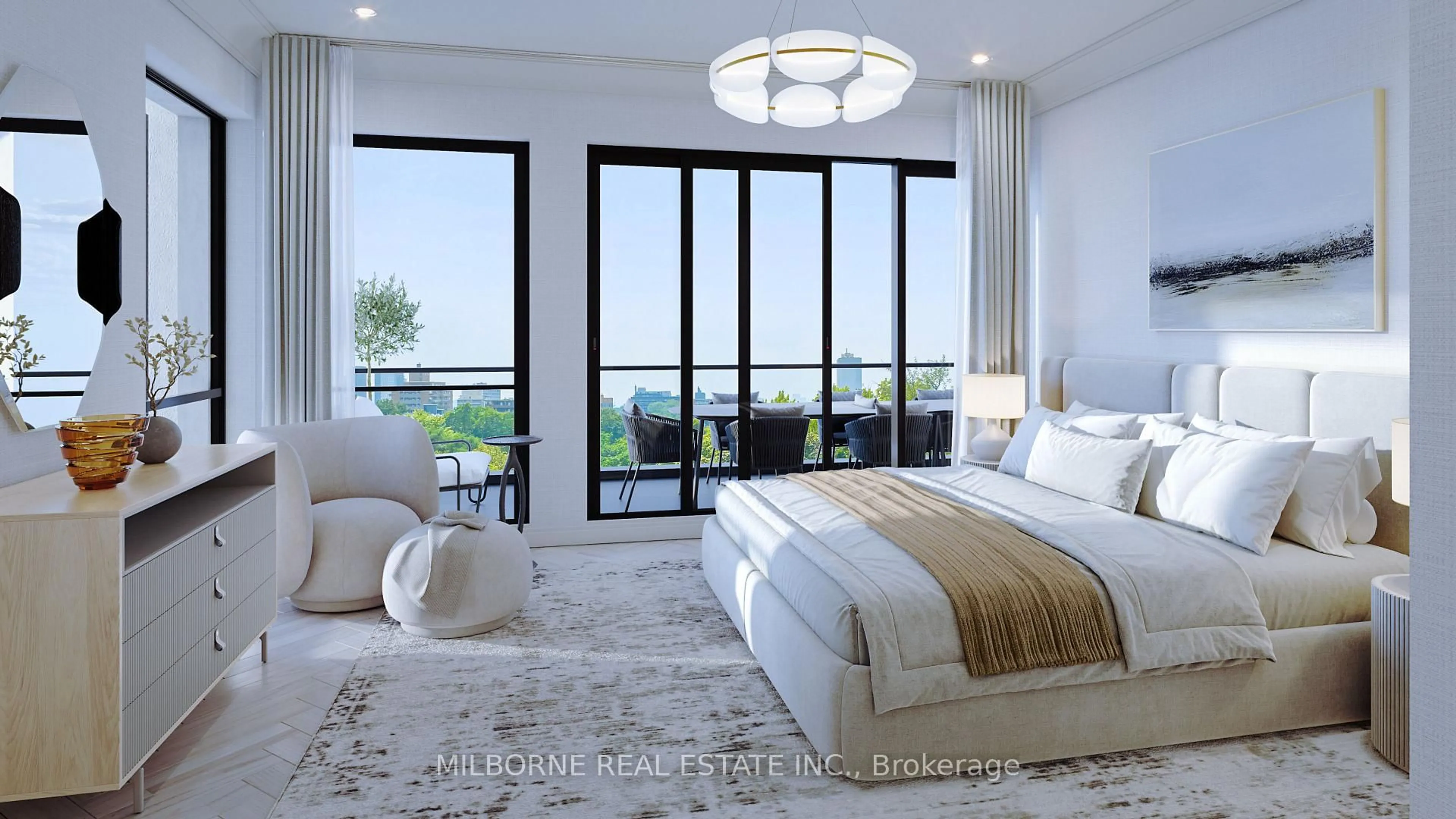 Bedroom with bed, unknown for 110 Avenue Rd #1001, Toronto Ontario M5R 2H4