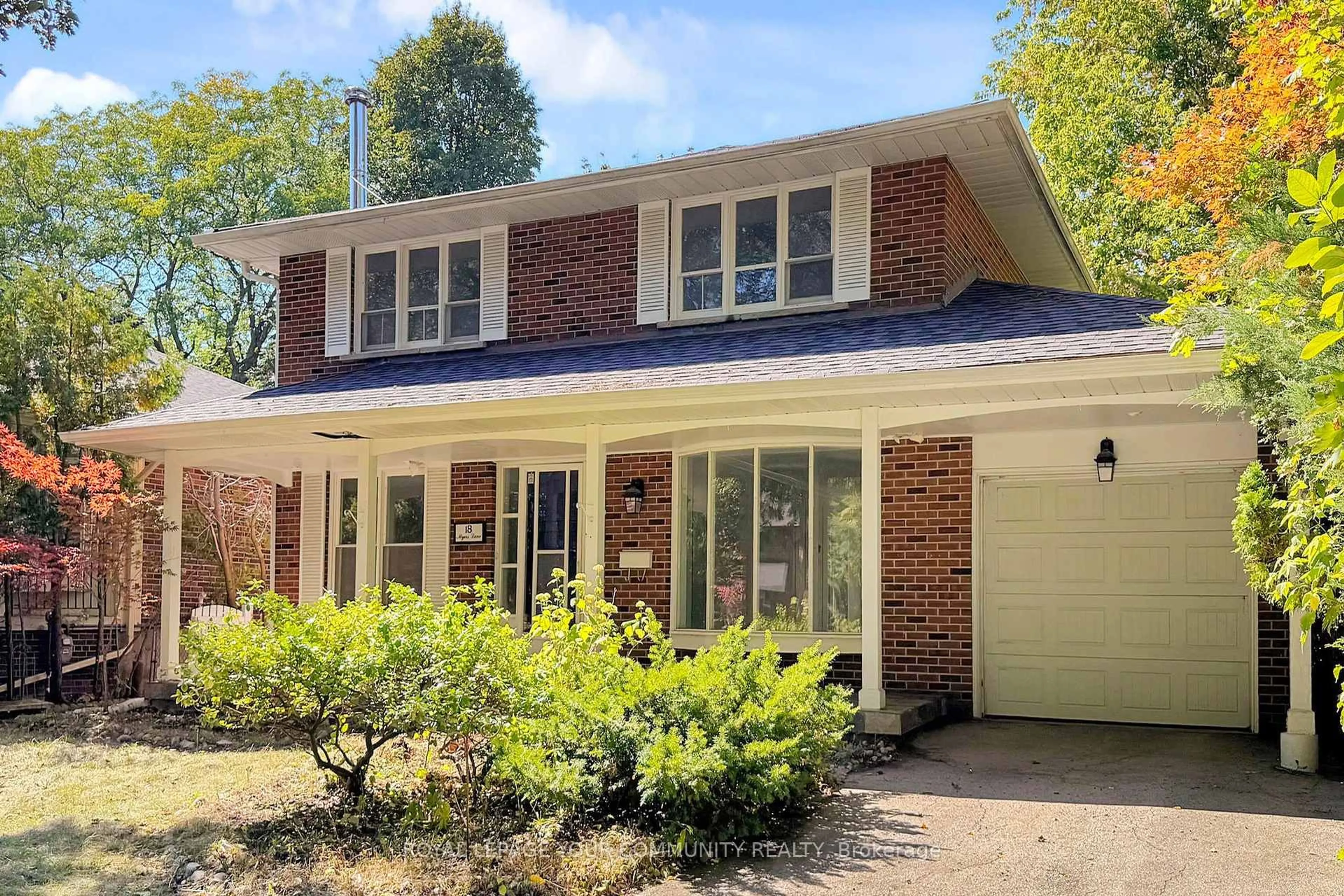 Home with brick exterior material, street for 18 Myers Lane, Toronto Ontario M2H 1P8