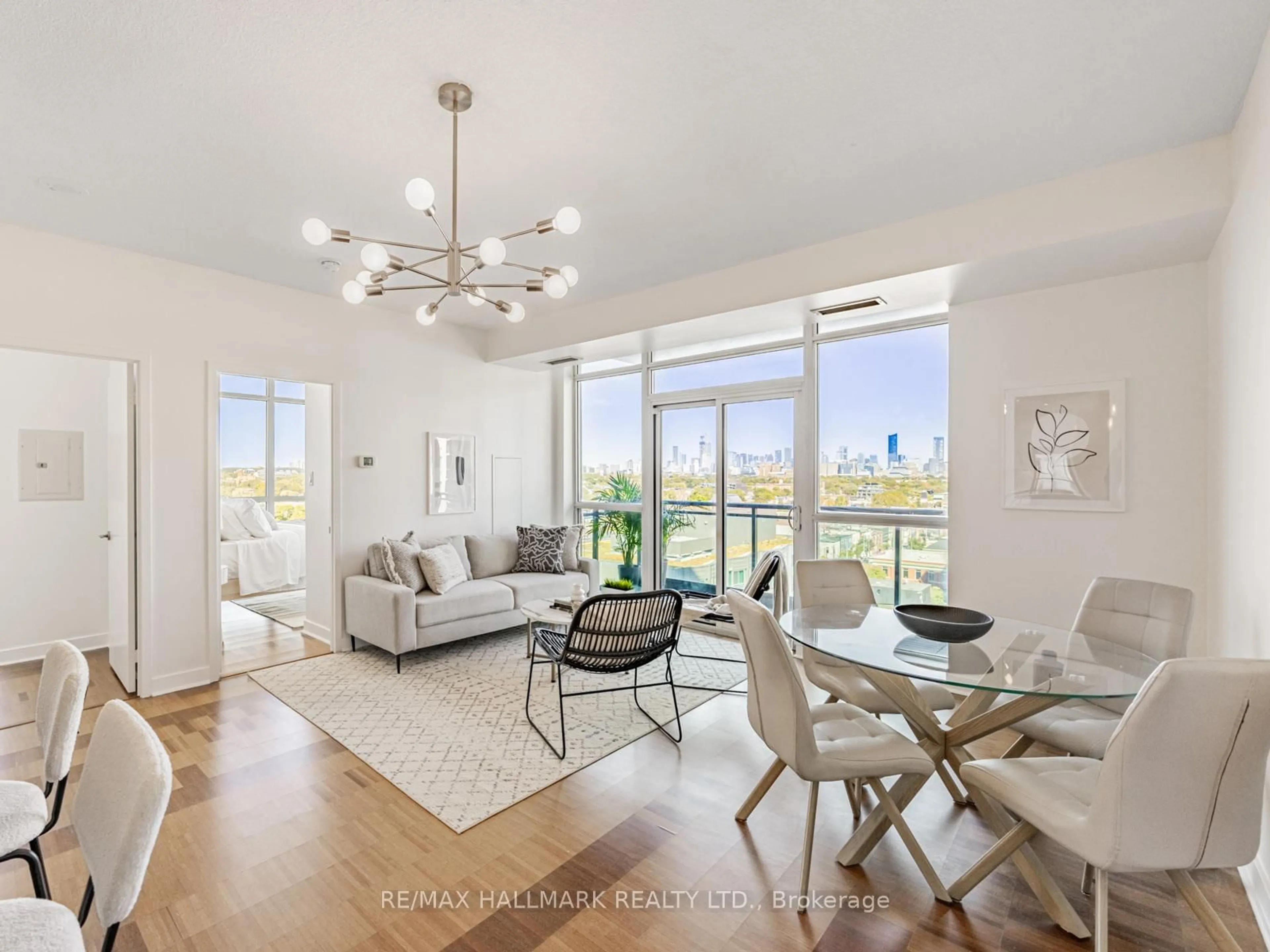 Living room with furniture, unknown for 1171 Queen St #1104, Toronto Ontario M6J 0A5