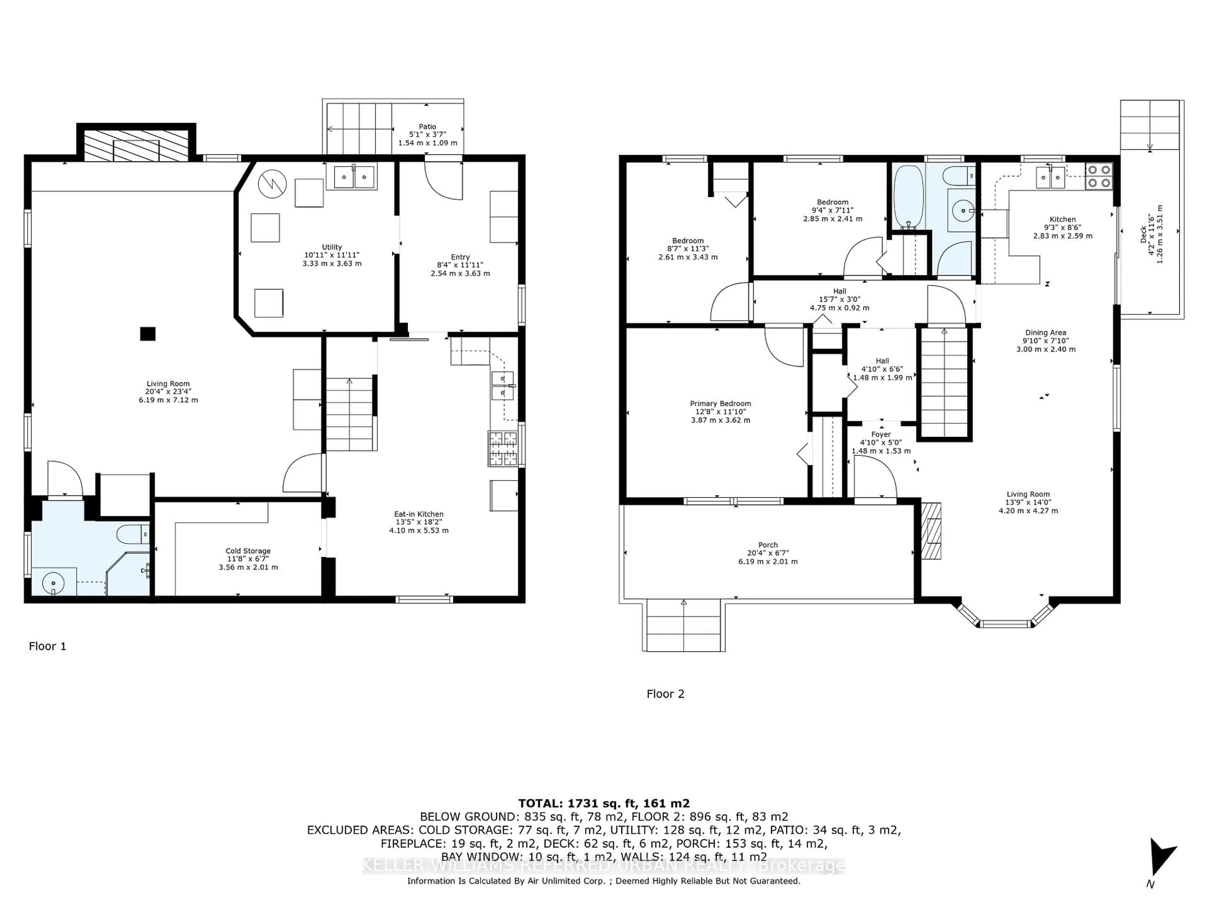 Floor plan for 371 Hounslow Ave, Toronto Ontario M2R 1H7