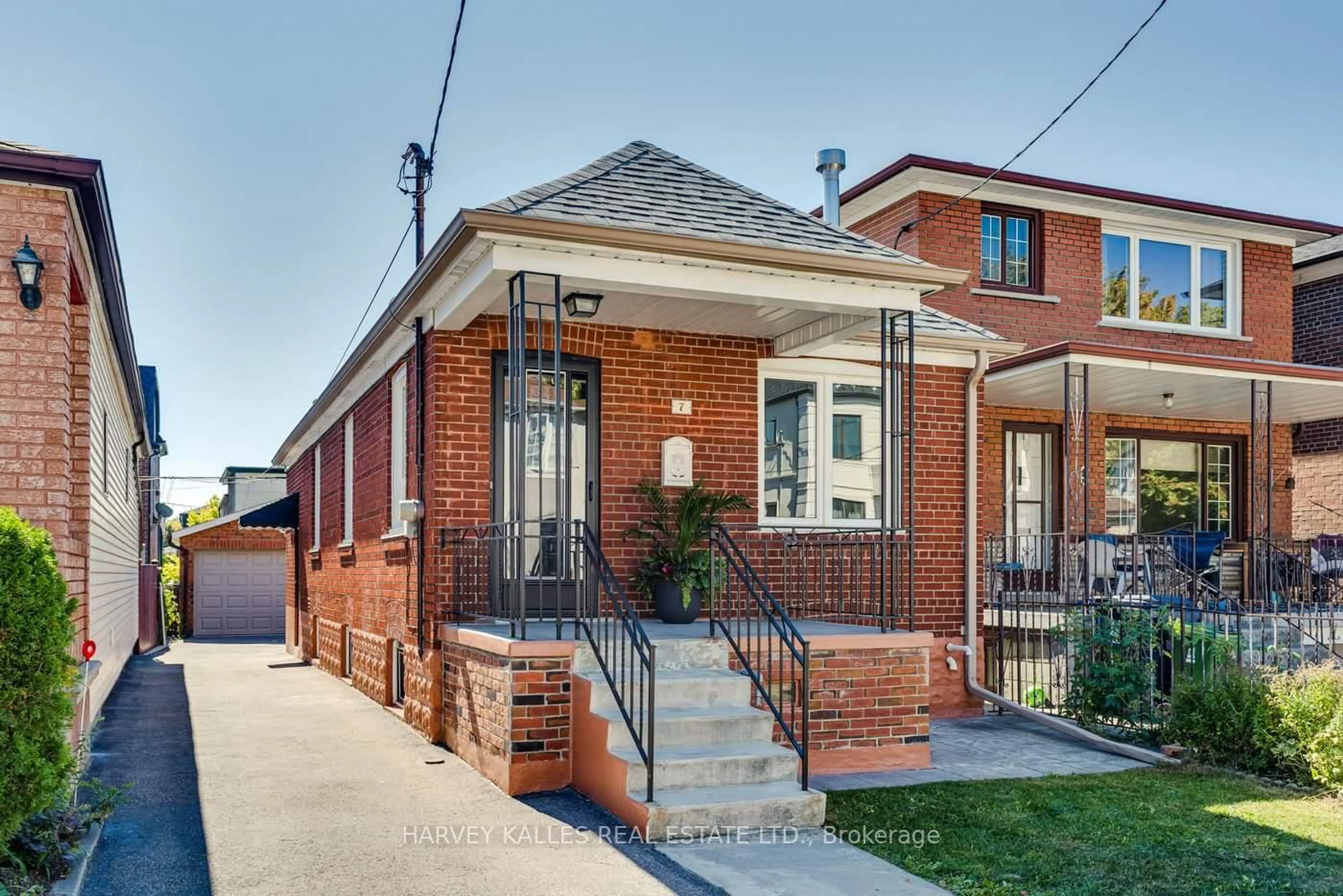 Home with brick exterior material, street for 7 Mulberry Cres, Toronto Ontario M6C 1N4