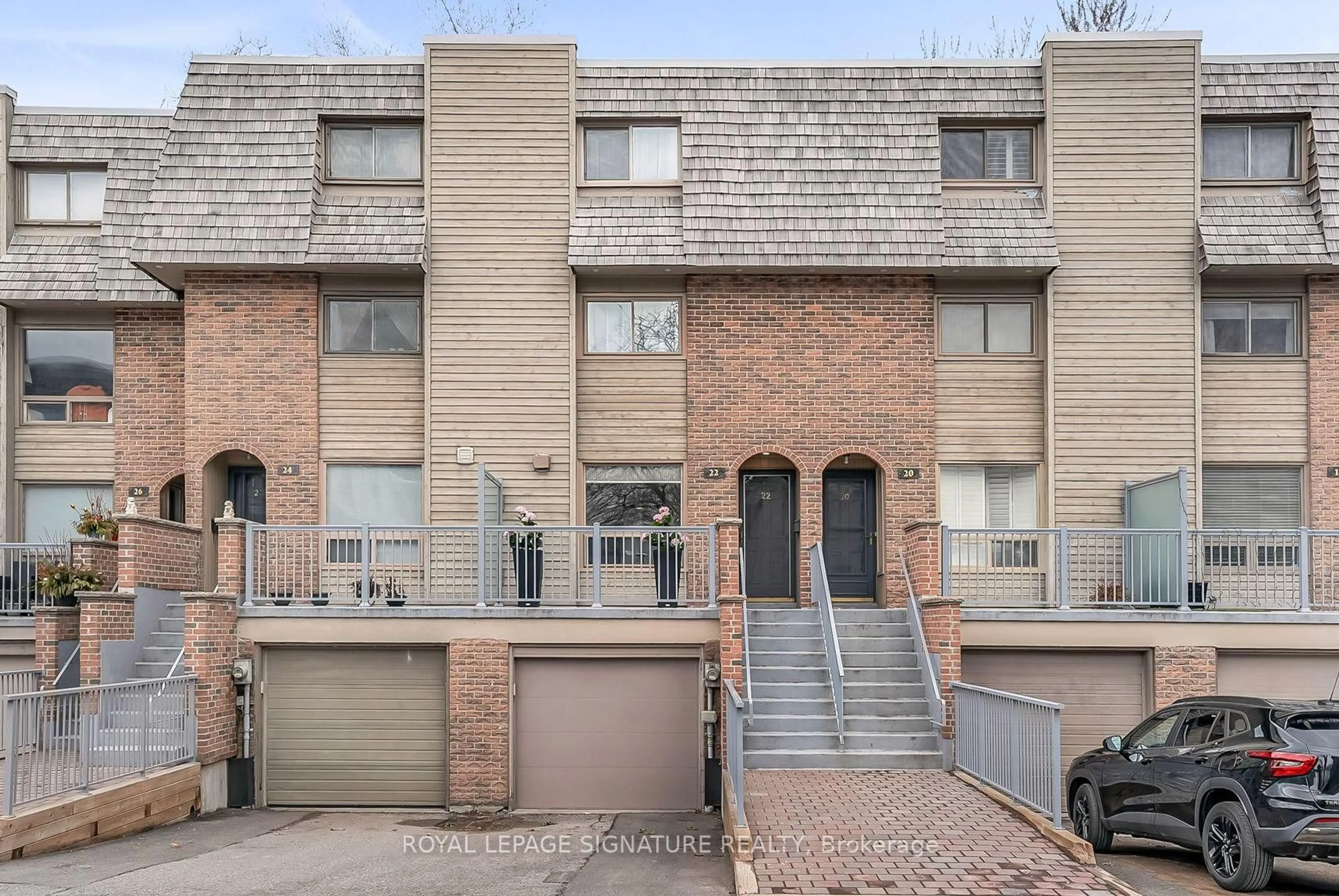 Home with brick exterior material, street for 22 Dutch Myrtle Way, Toronto Ontario M3B 3K8