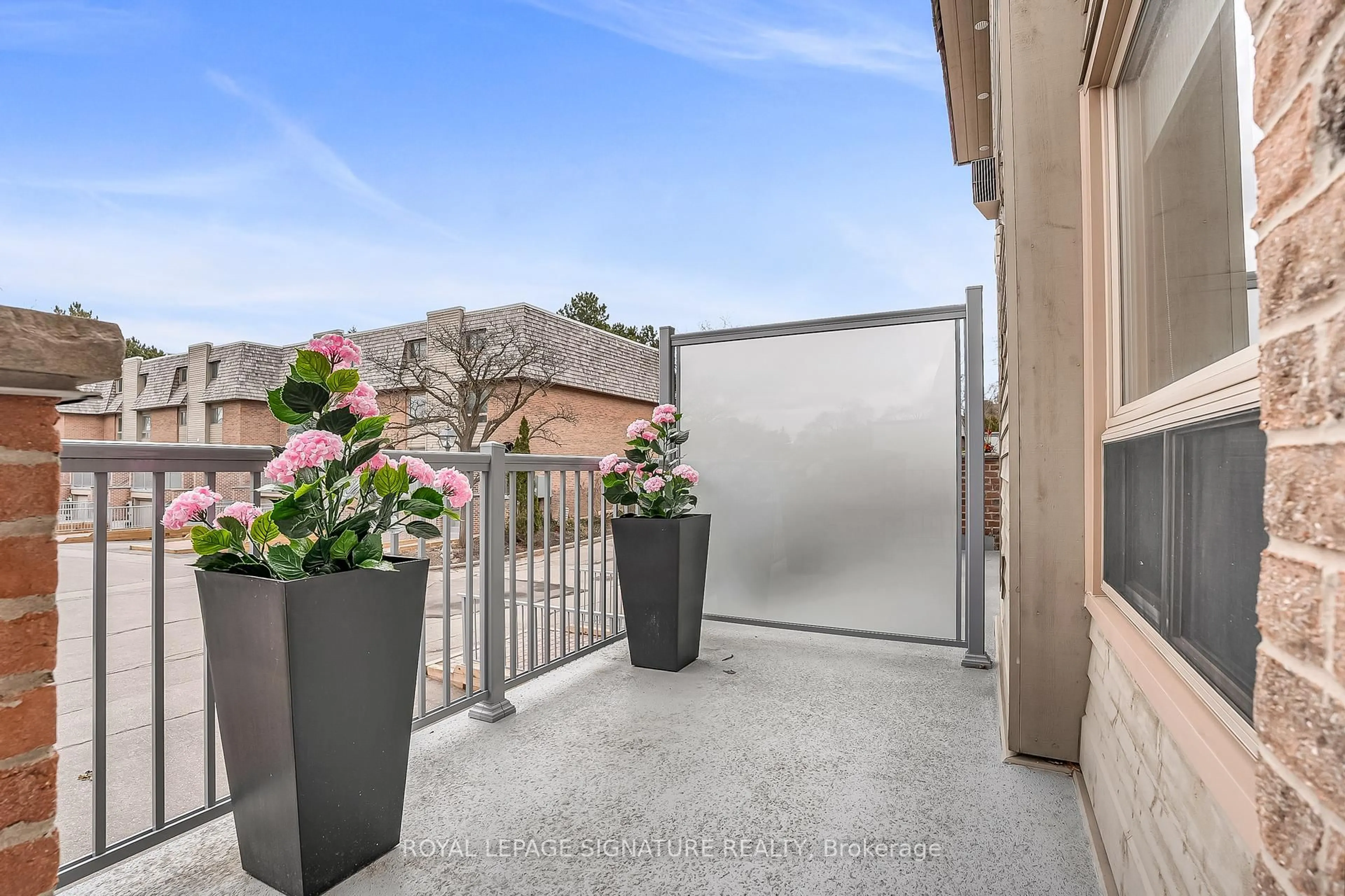 Balcony in the apartment, unknown for 22 Dutch Myrtle Way, Toronto Ontario M3B 3K8