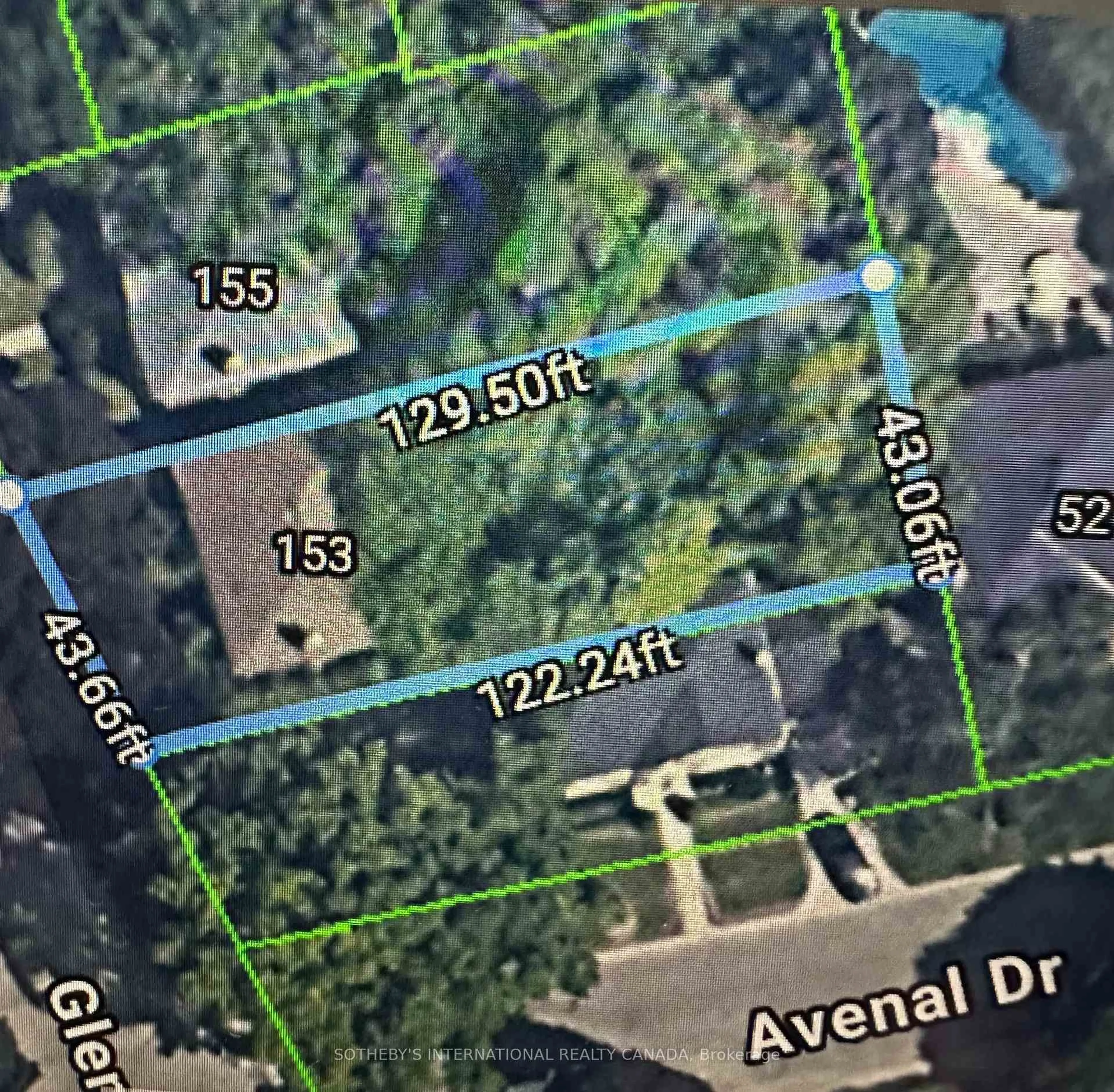 Picture of a map for 153 Glen Cedar Rd, Toronto Ontario M6C 3G6