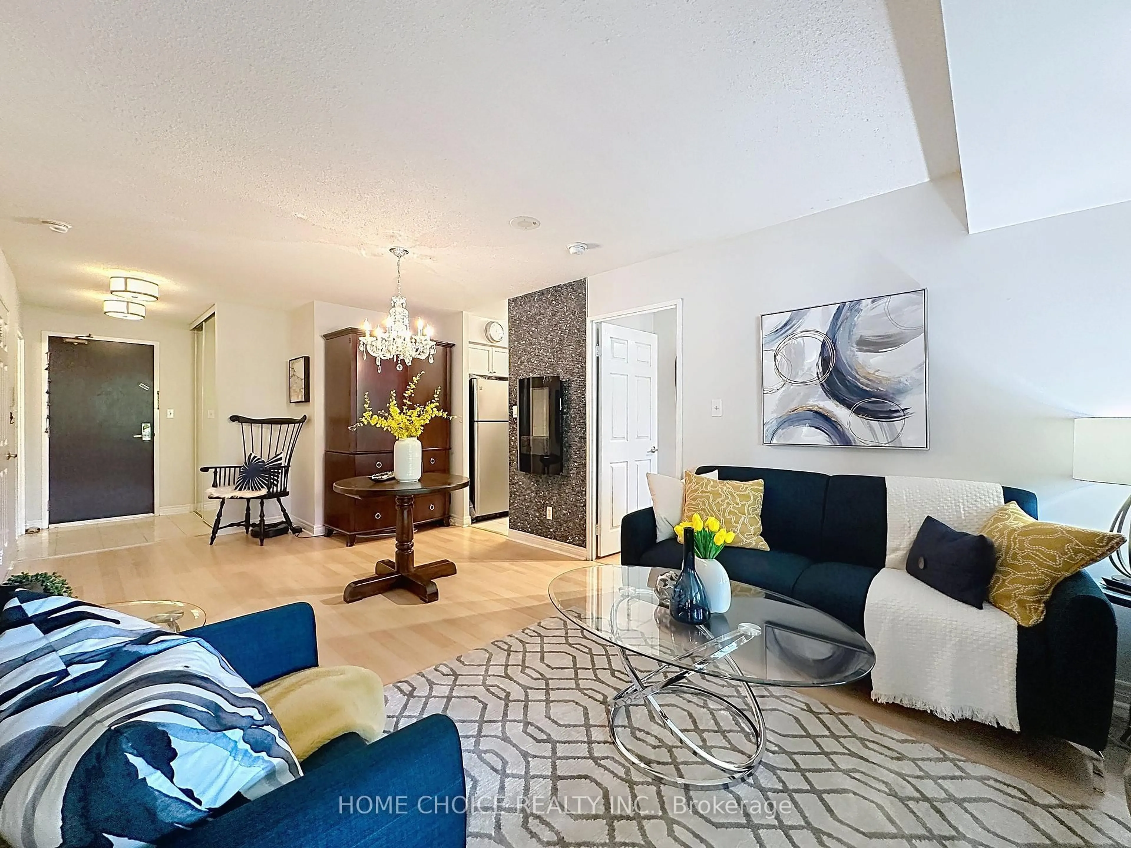 Living room with furniture, unknown for 28 Empress Ave #215, Toronto Ontario M2N 6Z7